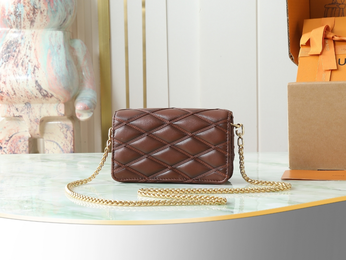 Louis Vuitton Wallet On Chain Go-14 M13841 Crossbody Bag - Image 3