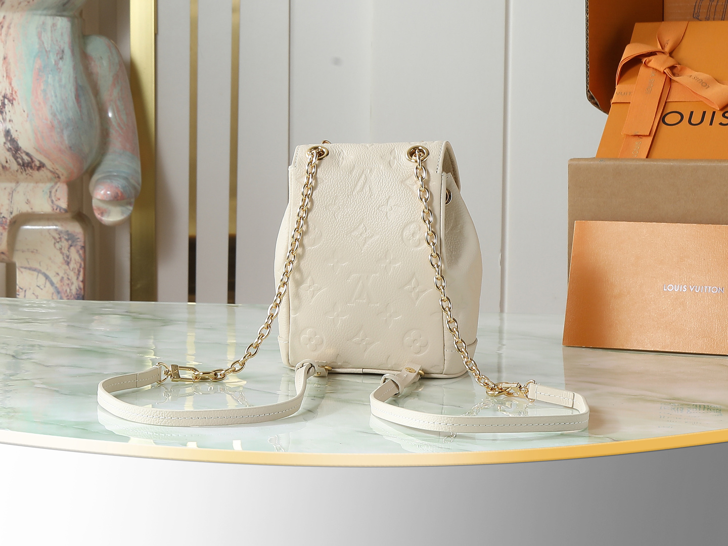 Louis Vuitton Nano Noé Monogram Leather Shoulder Bag - Image 3