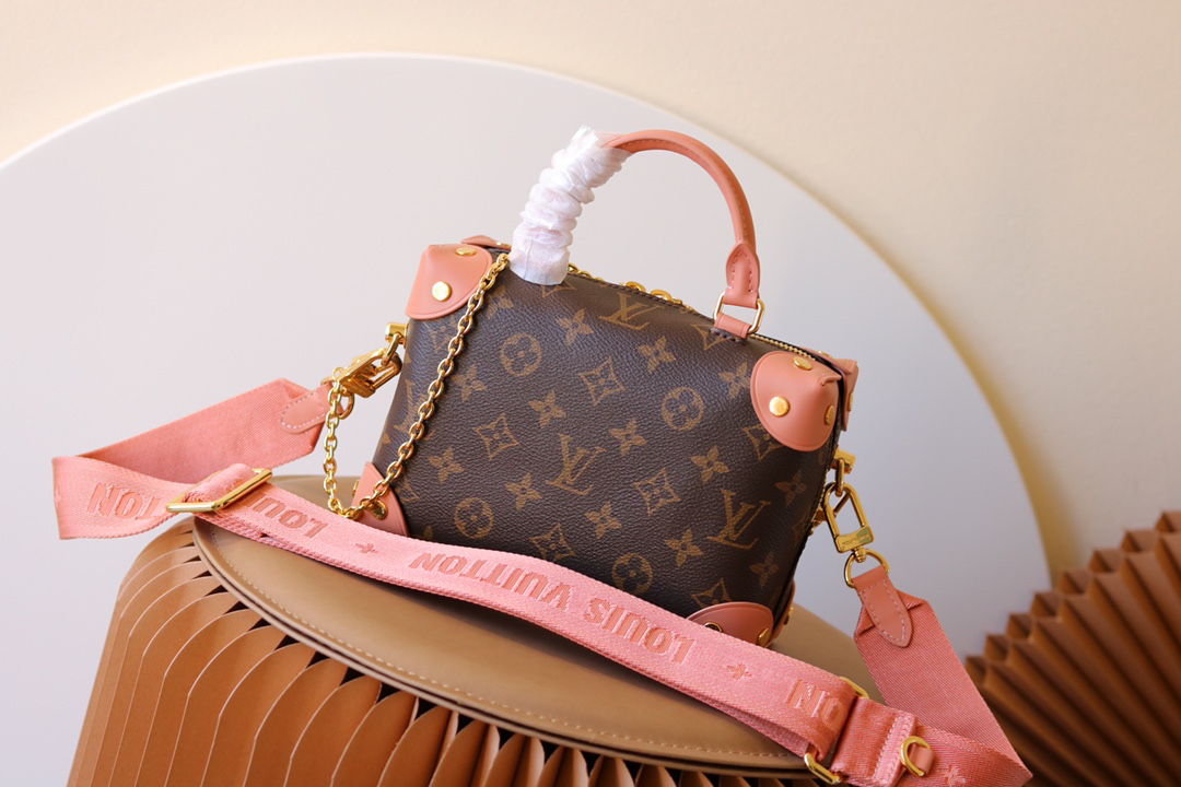 Louis Vuitton Petite Malle Souple Monogram Canvas Shoulder Bag - Image 3