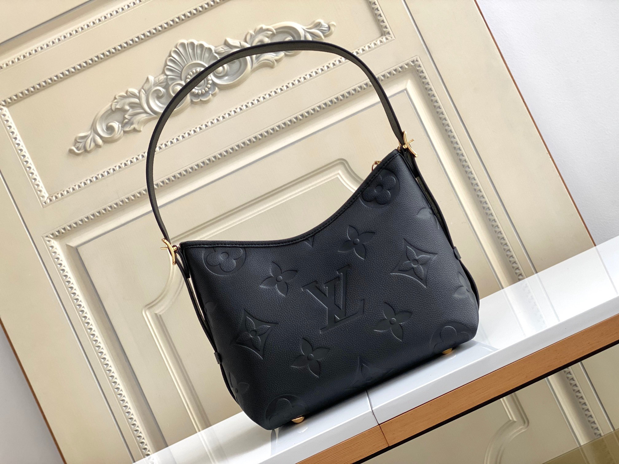Louis Vuitton CarryAll Small Handbag in Monogram Empreinte Leather - Image 3