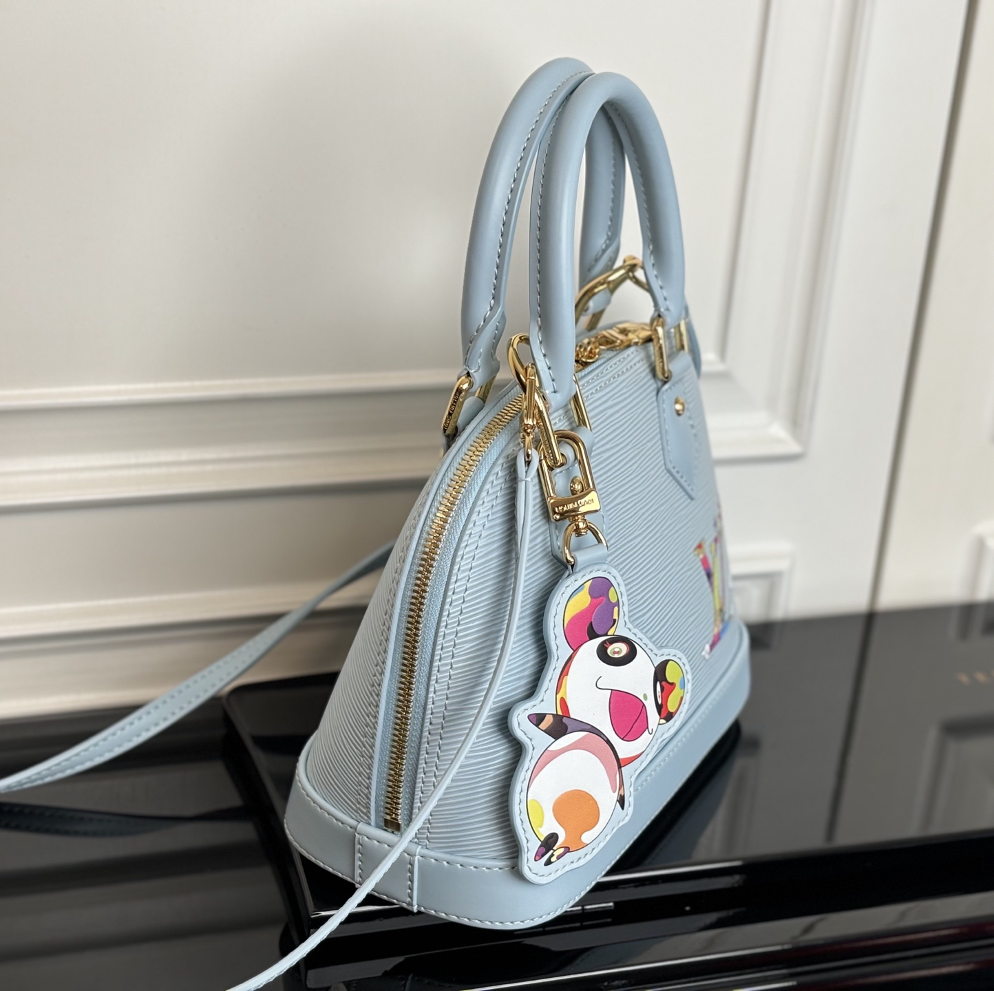 Louis Vuitton x Murakami Alma BB Handbag in Epi Leather - Image 3