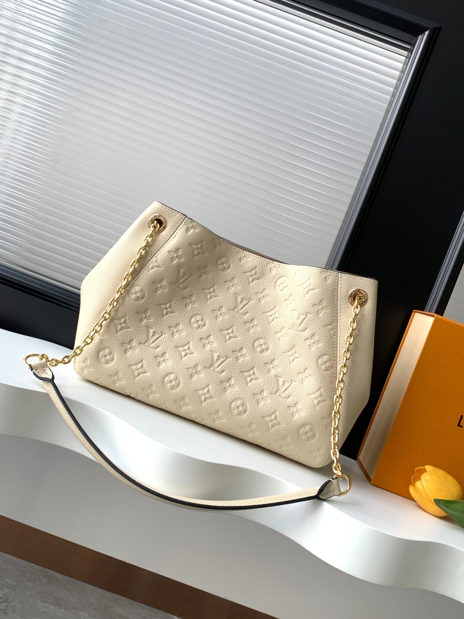 Louis Vuitton Promenade Small Handbag in Monogram Empreinte Leather - Image 3