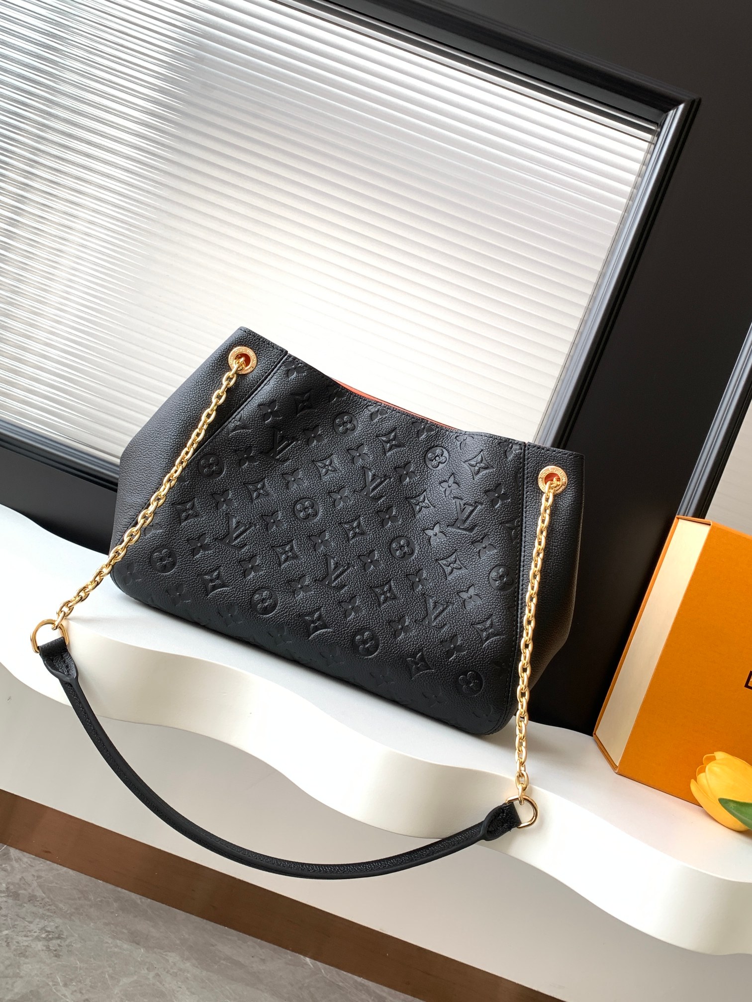 Louis Vuitton Promenade Small Handbag in Monogram Empreinte Leather - Image 3