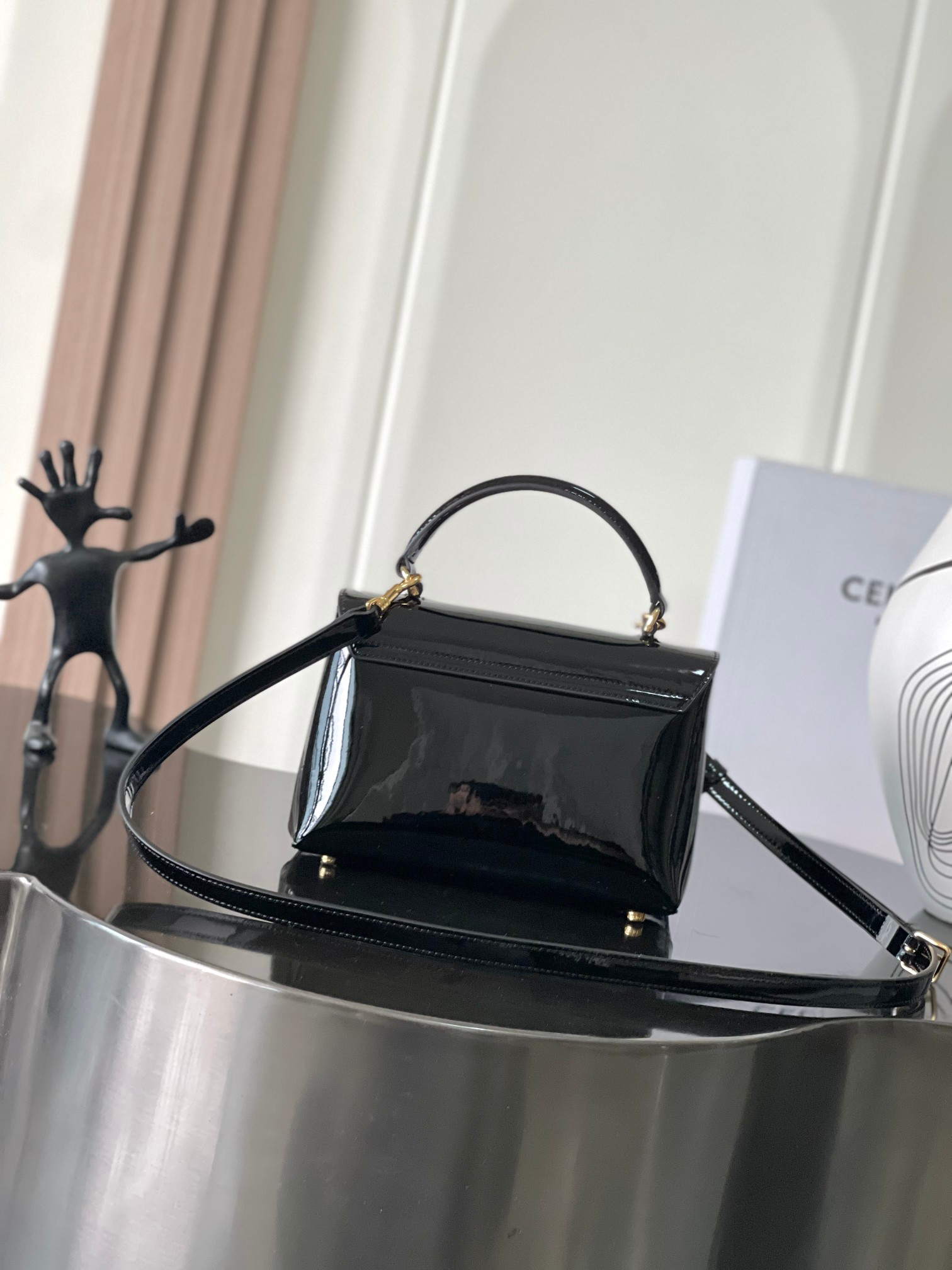 CELINE Teen Nino Soft Calfskin Leather Crossbody Bag - Image 3