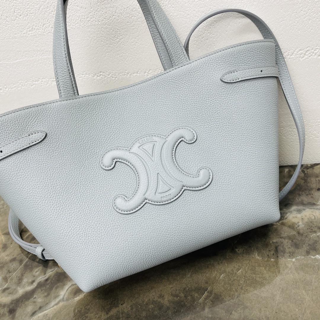 CABAS ANAIS Mini Tote Bag in Grained Cowhide Leather - Image 3