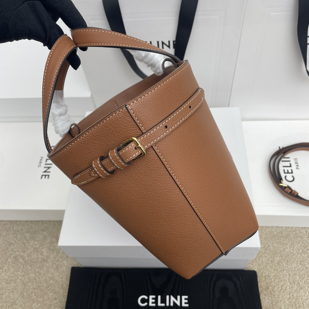 CABAS ANAIS Mini Textured Calfskin Handbag - Image 3