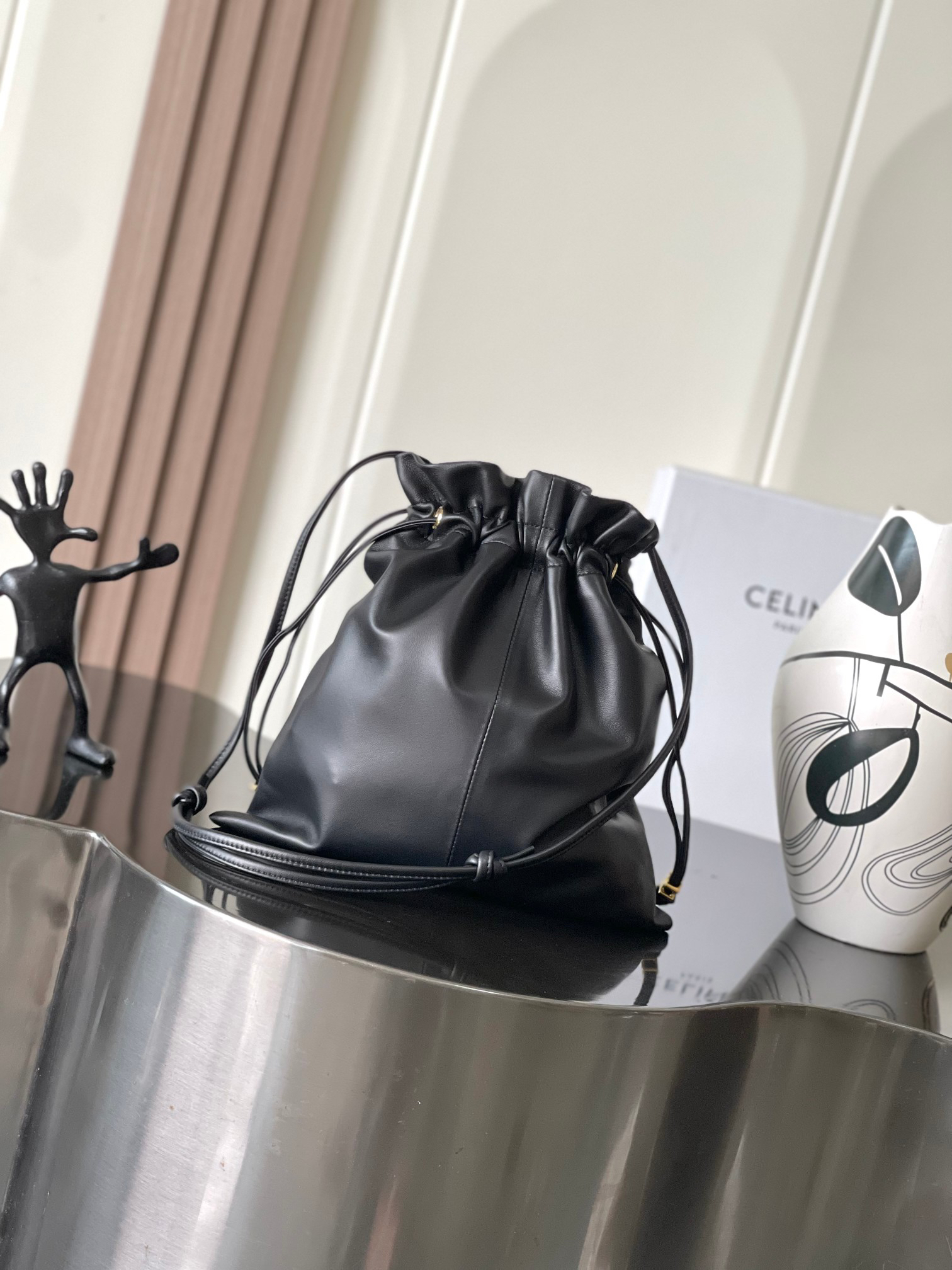 CELINE Crystal Drawstring Bag - Image 3
