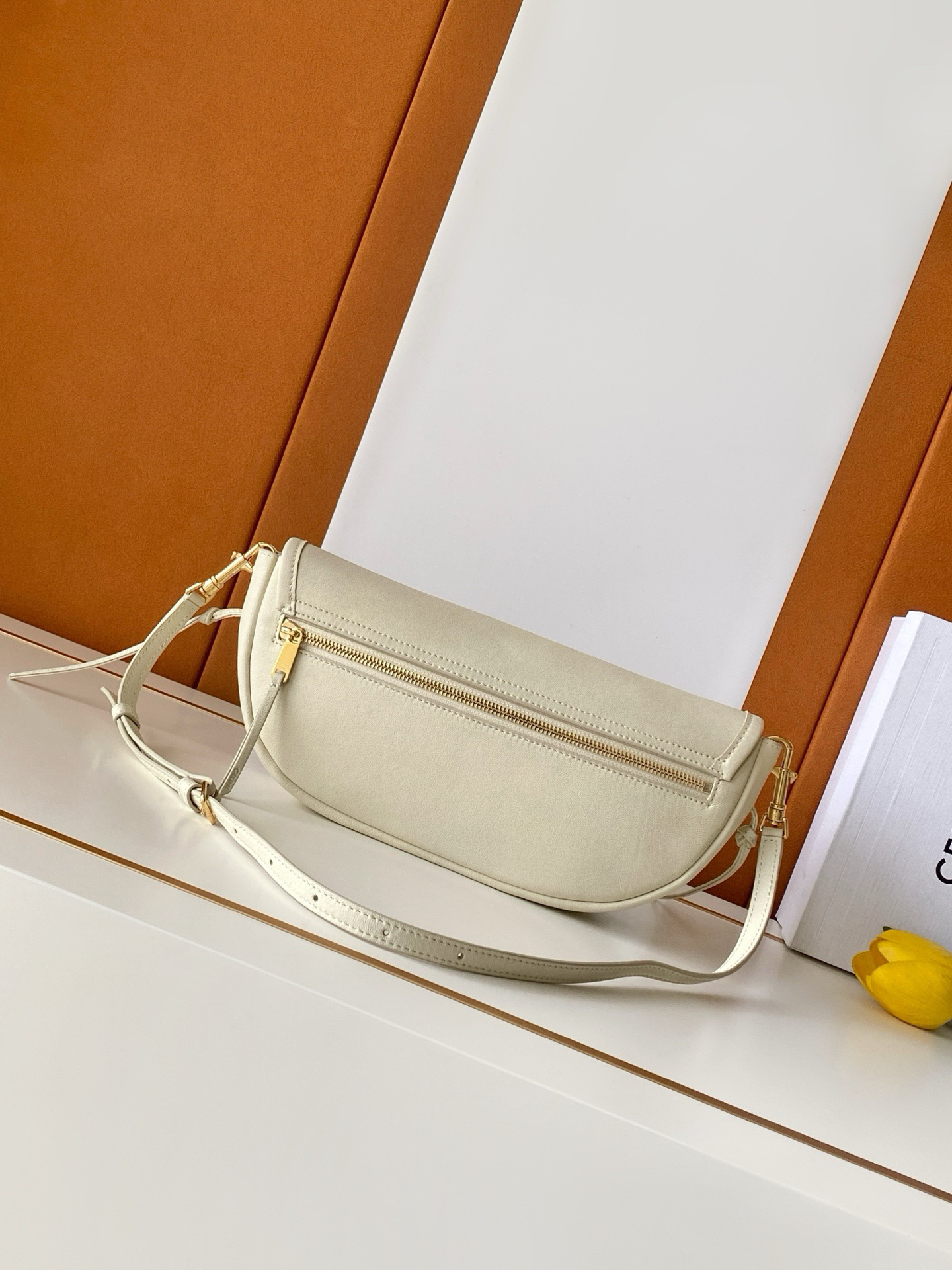CE Halfmoon Small Lambskin Crossbody Bag - Image 3