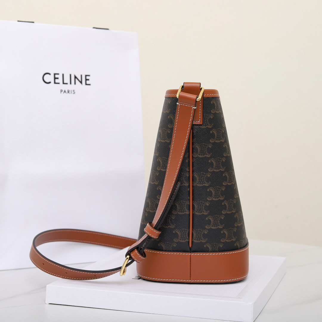 Celine Monogram Small Bucket Bag - Image 3