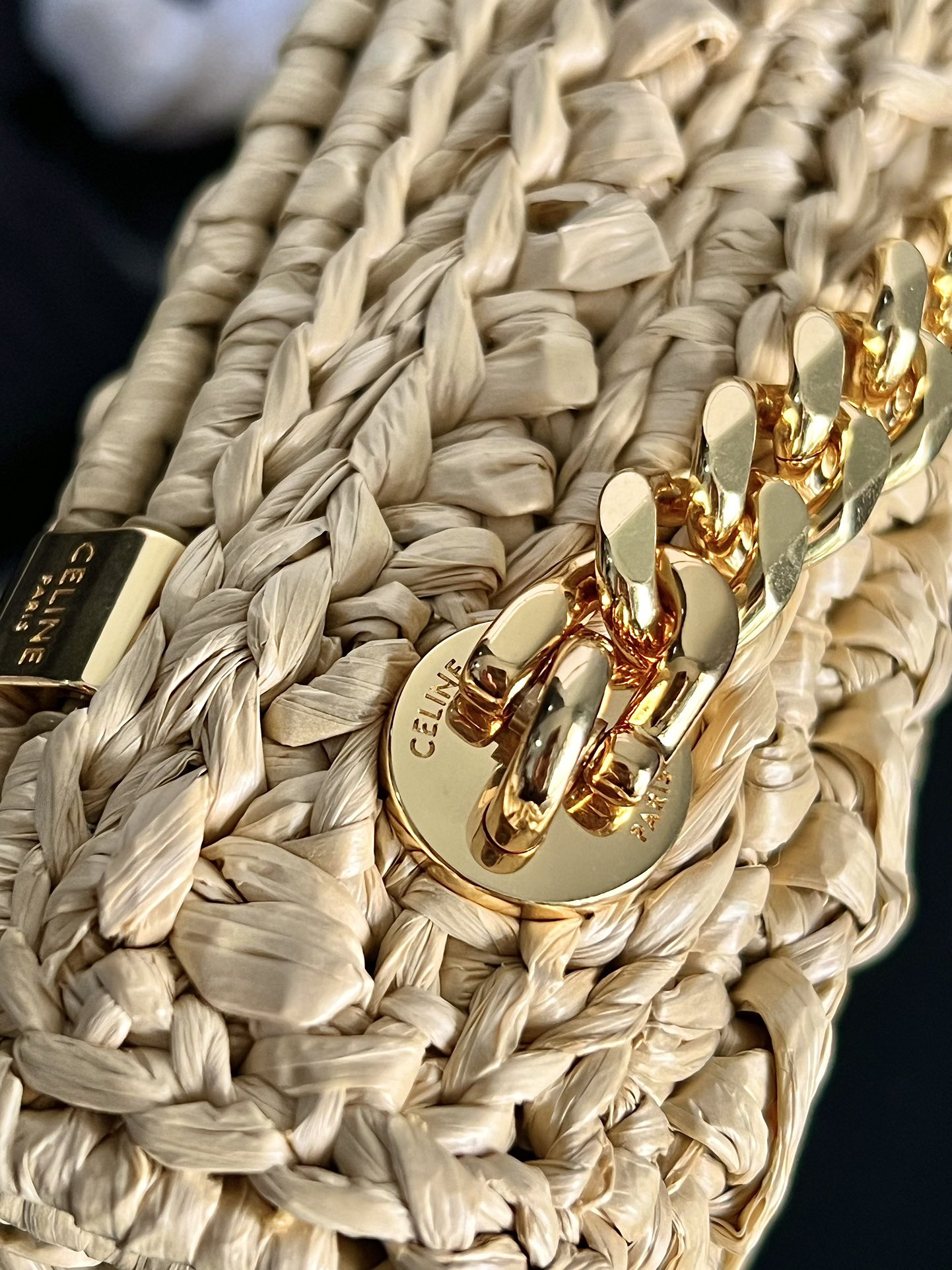 TRIOME Woven Chain Shoulder Bag - Image 3