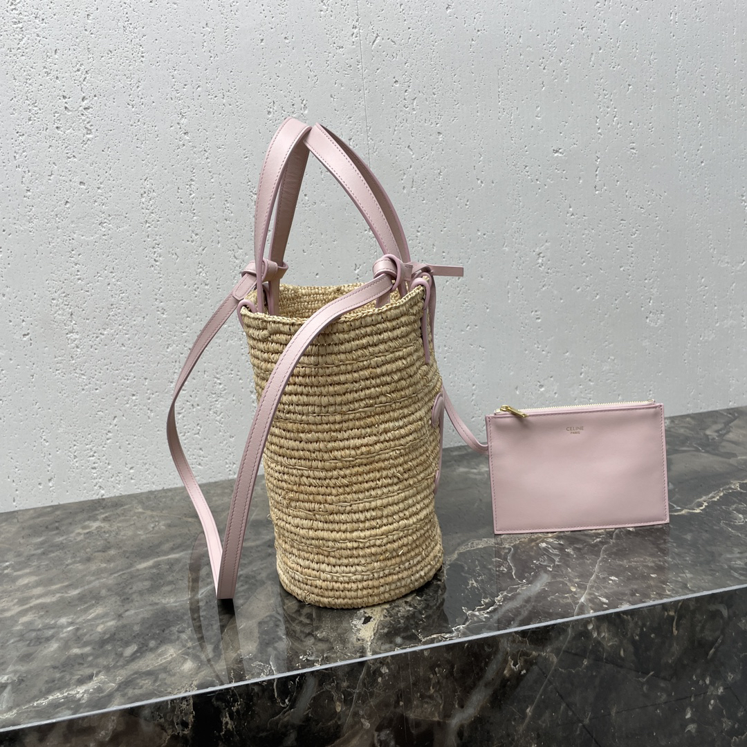 Celine Teen Woven Basket Handbag - Image 3