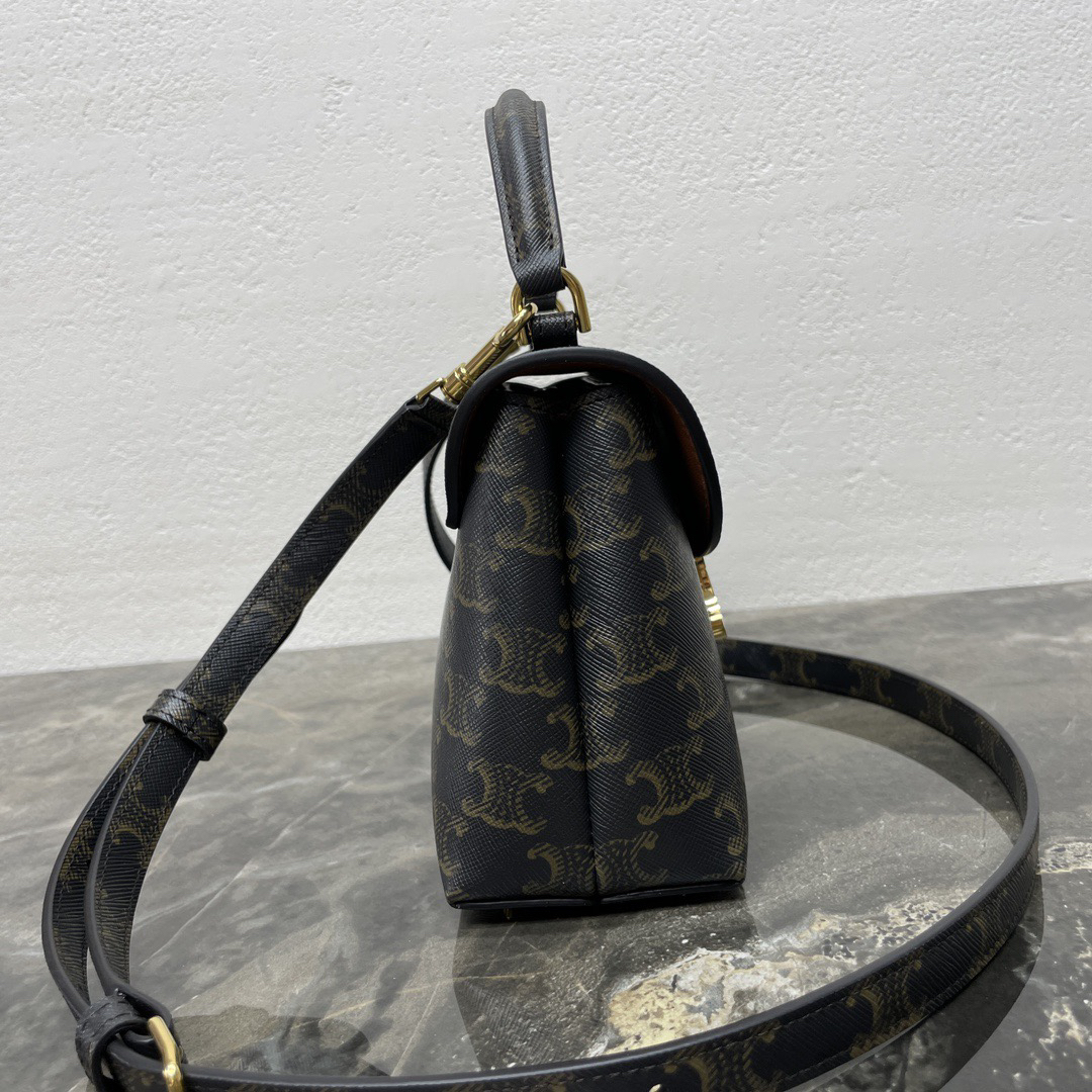 TEEN NINO C Leather Crossbody Bag with Full Steel Hardware - Image 3