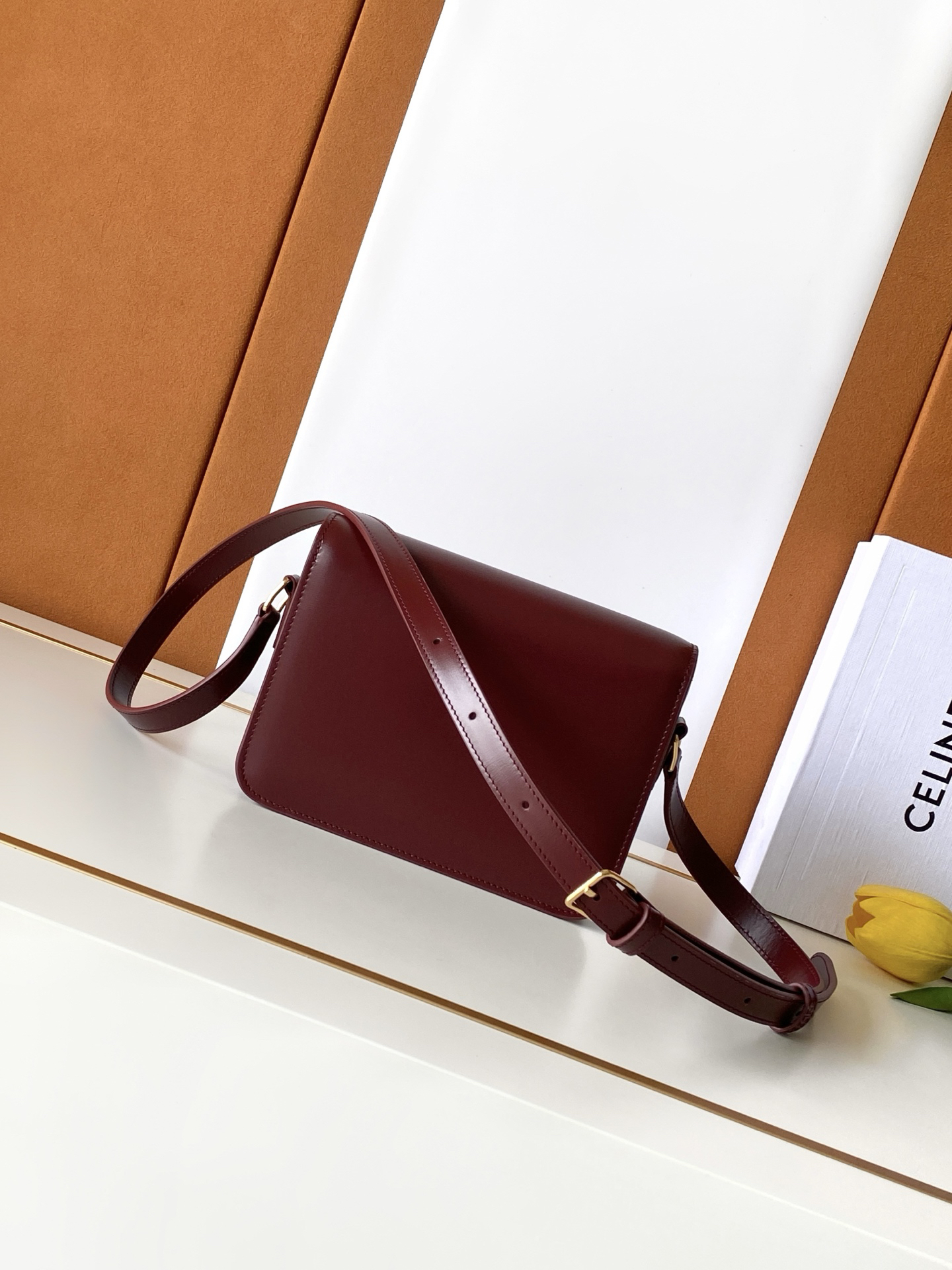 Celine Box Crossbody Bag in Leather - Image 3