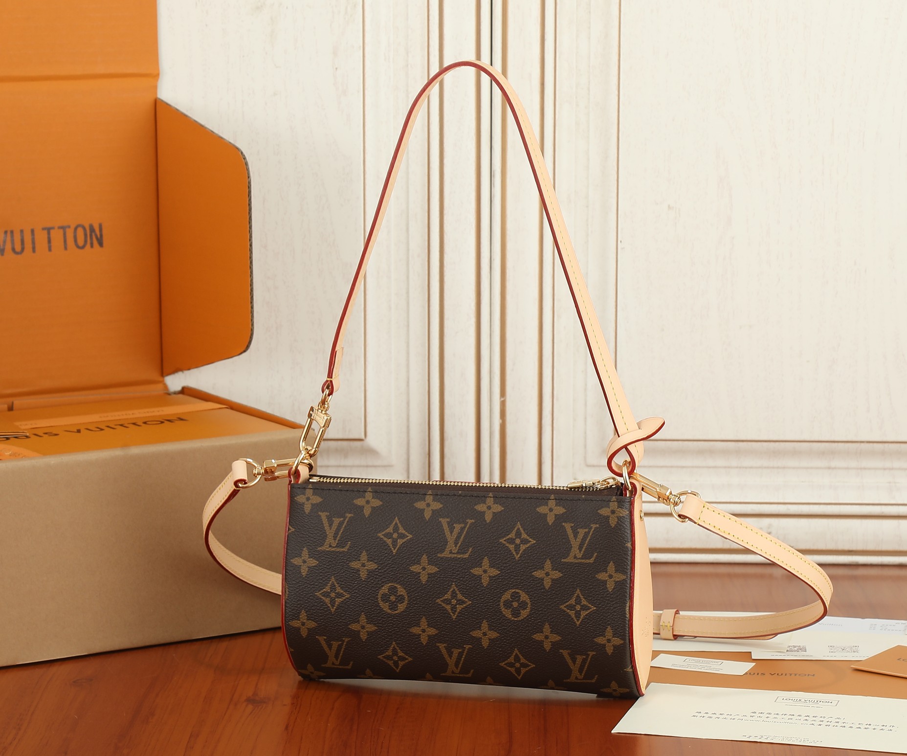Louis Vuitton Pochette Tirette Monogram Canvas Crossbody Bag M12859 - Image 3