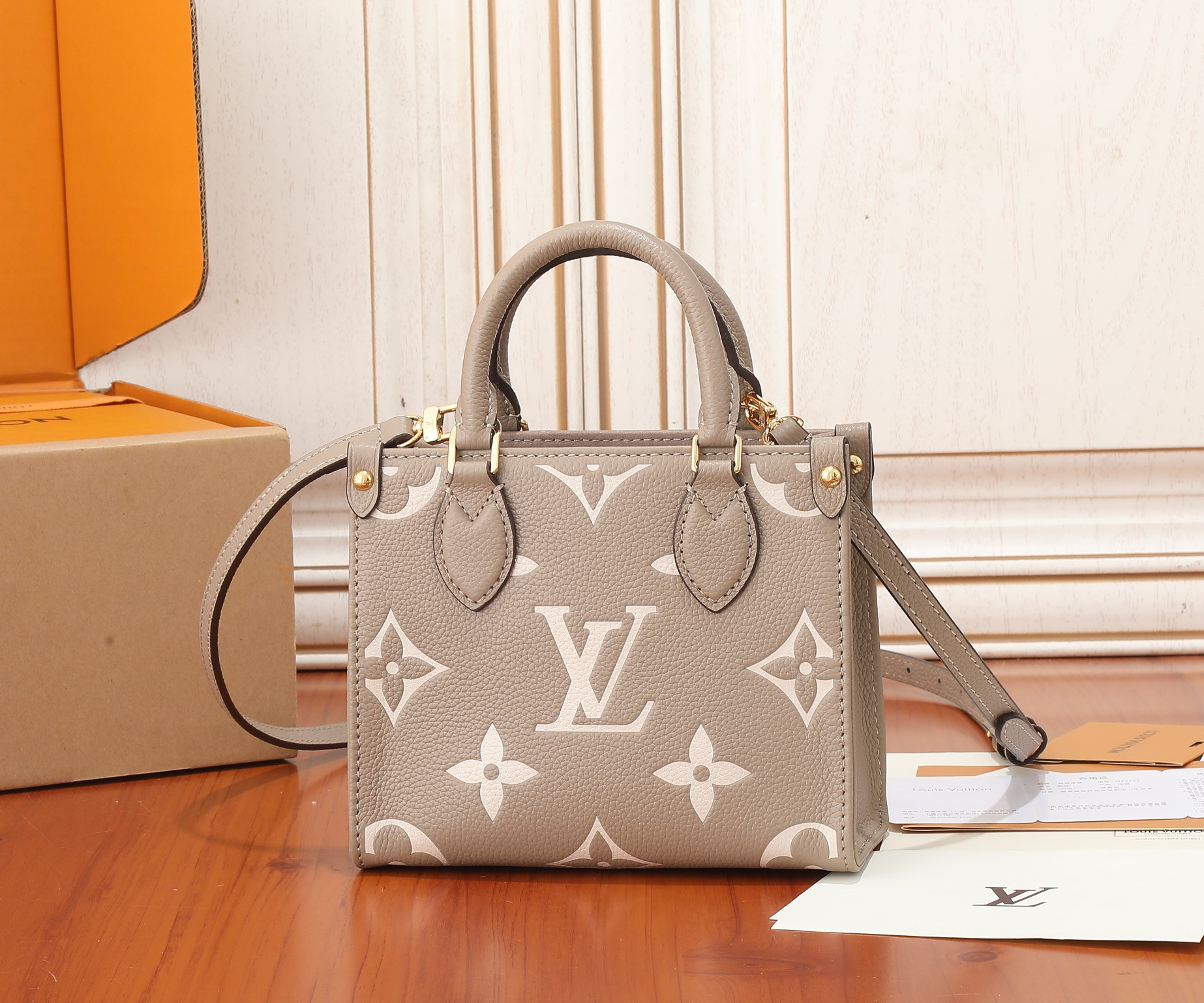 Louis Vuitton OnTheGo BB Handbag in Monogram Empreinte Leather - Image 3