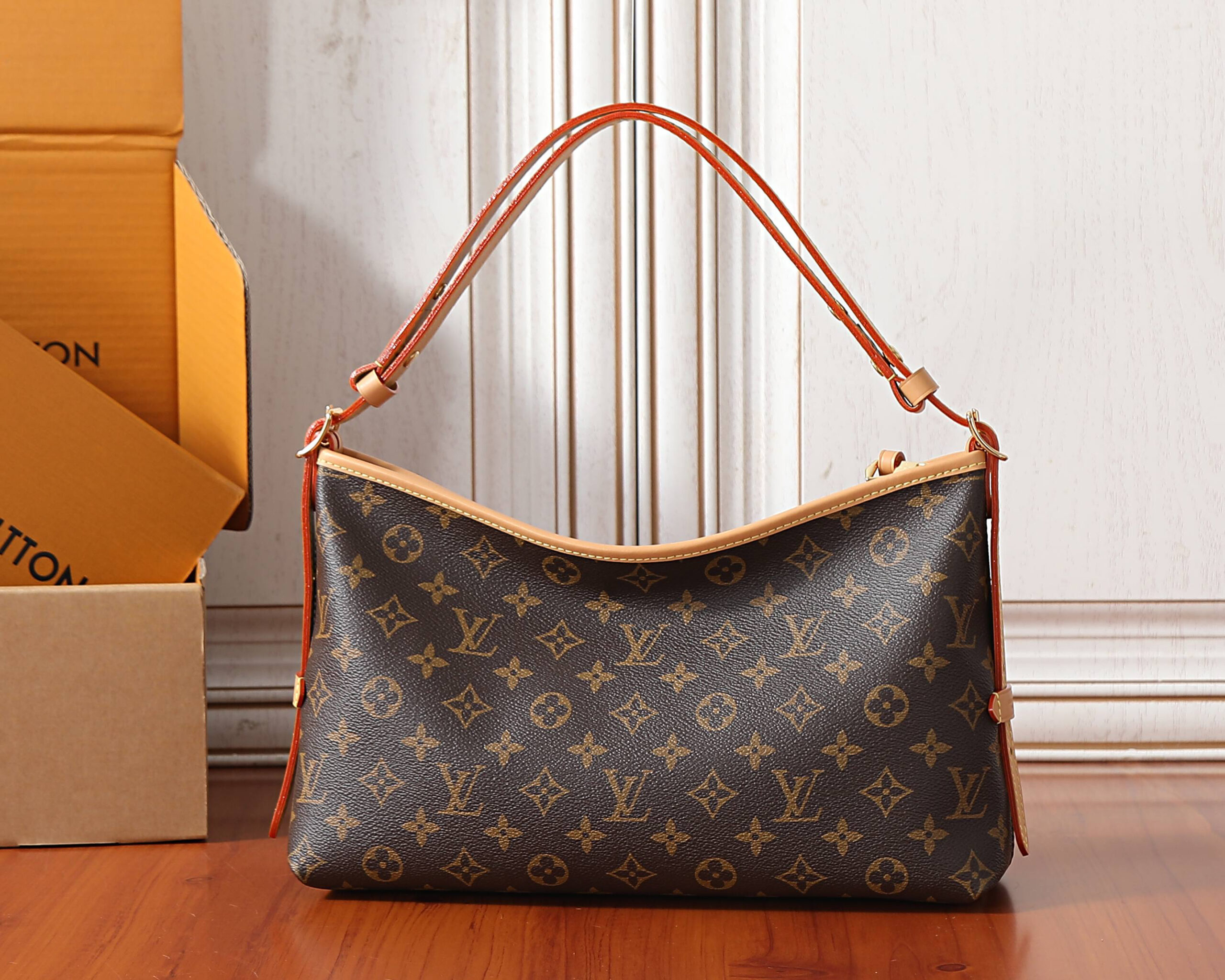 Carryall East West Monogram Canvas Shoulder Bag - Image 3