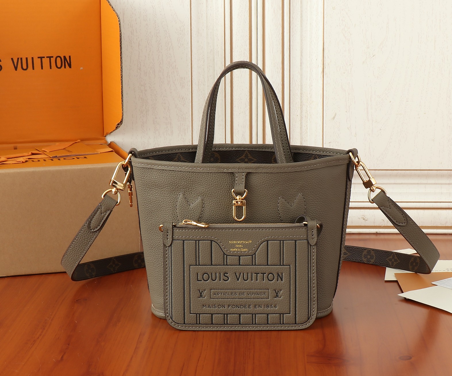 Louis Vuitton Neverfull Bandouliere Inside Out BB Handbag - Image 3