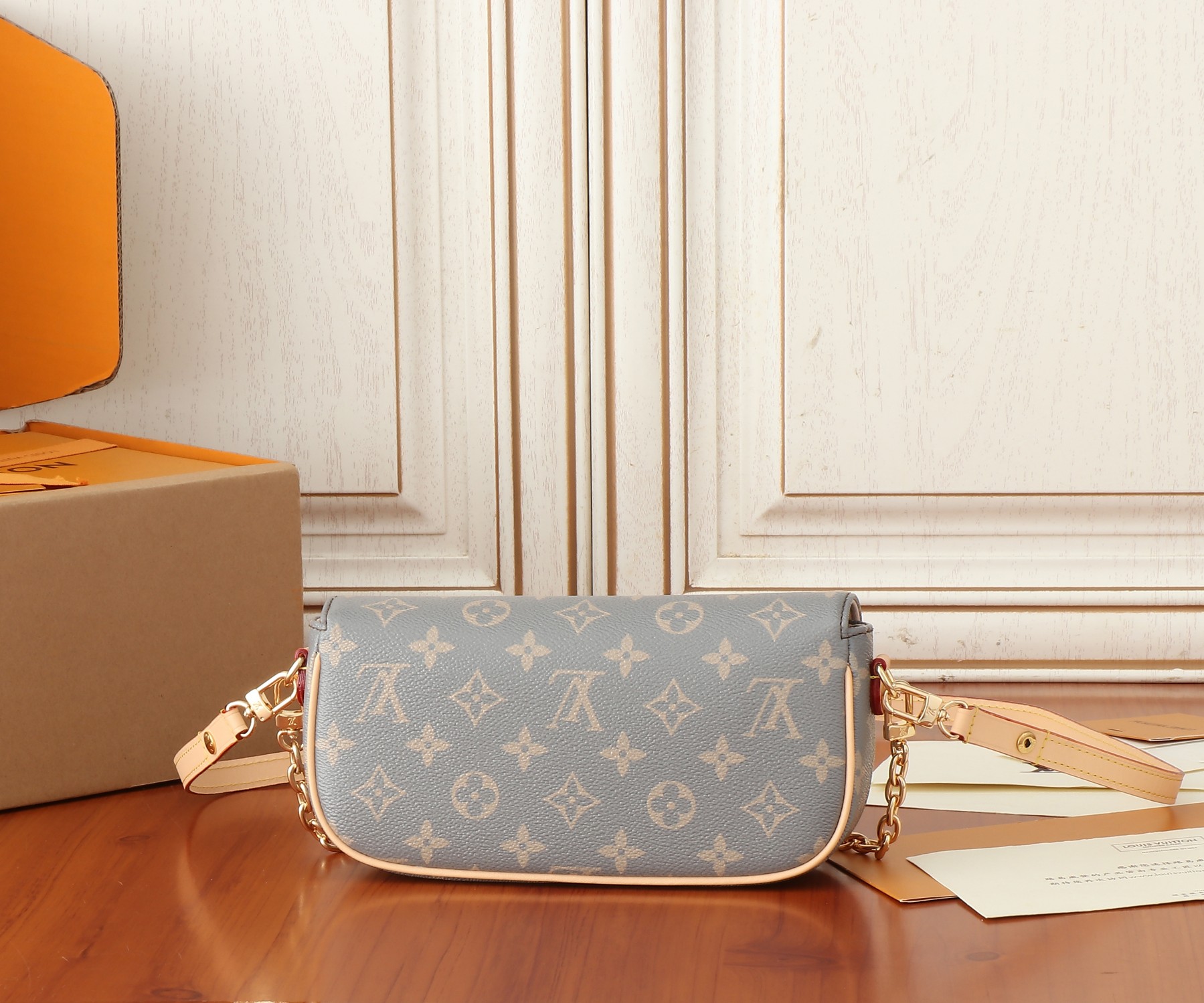 Wallet On Chain Ivy Monogram Crossbody Bag - Image 3
