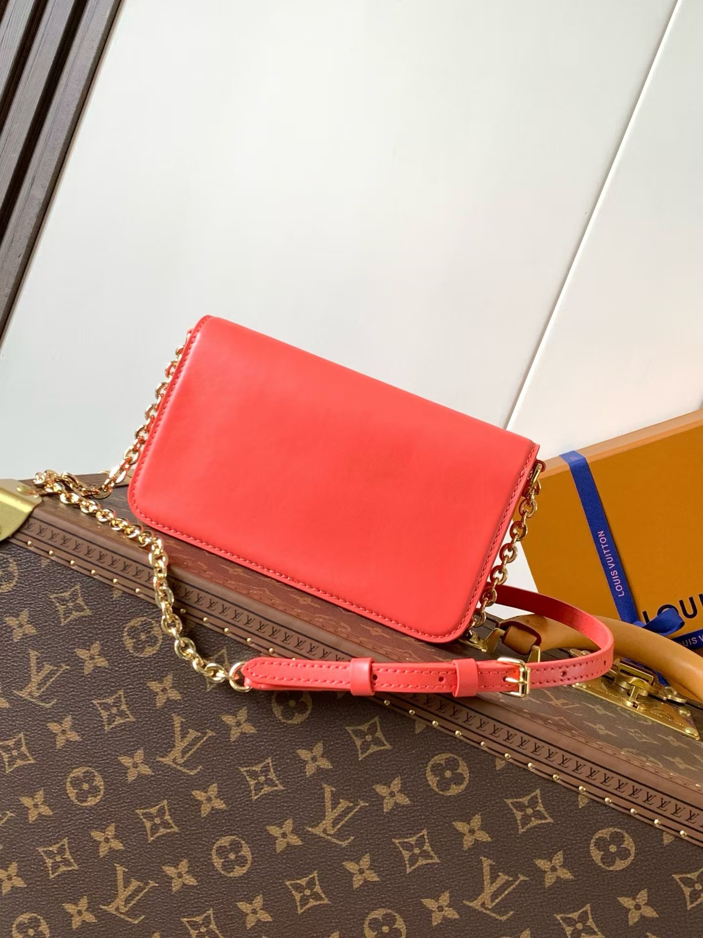 Louis Vuitton LV Bloom Wallet on Chain Crossbody Bag - Image 3