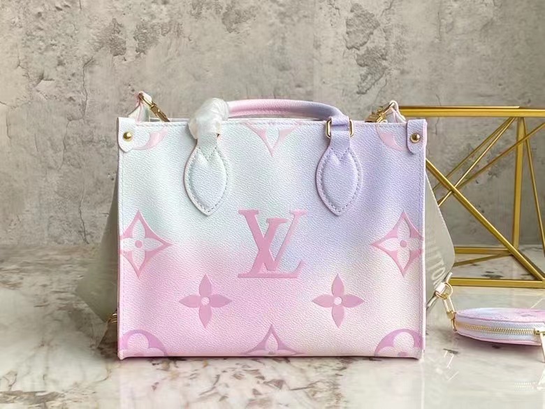 Louis Vuitton OnTheGo Small Tote Bag in Monogram Gradient Canvas - Image 3