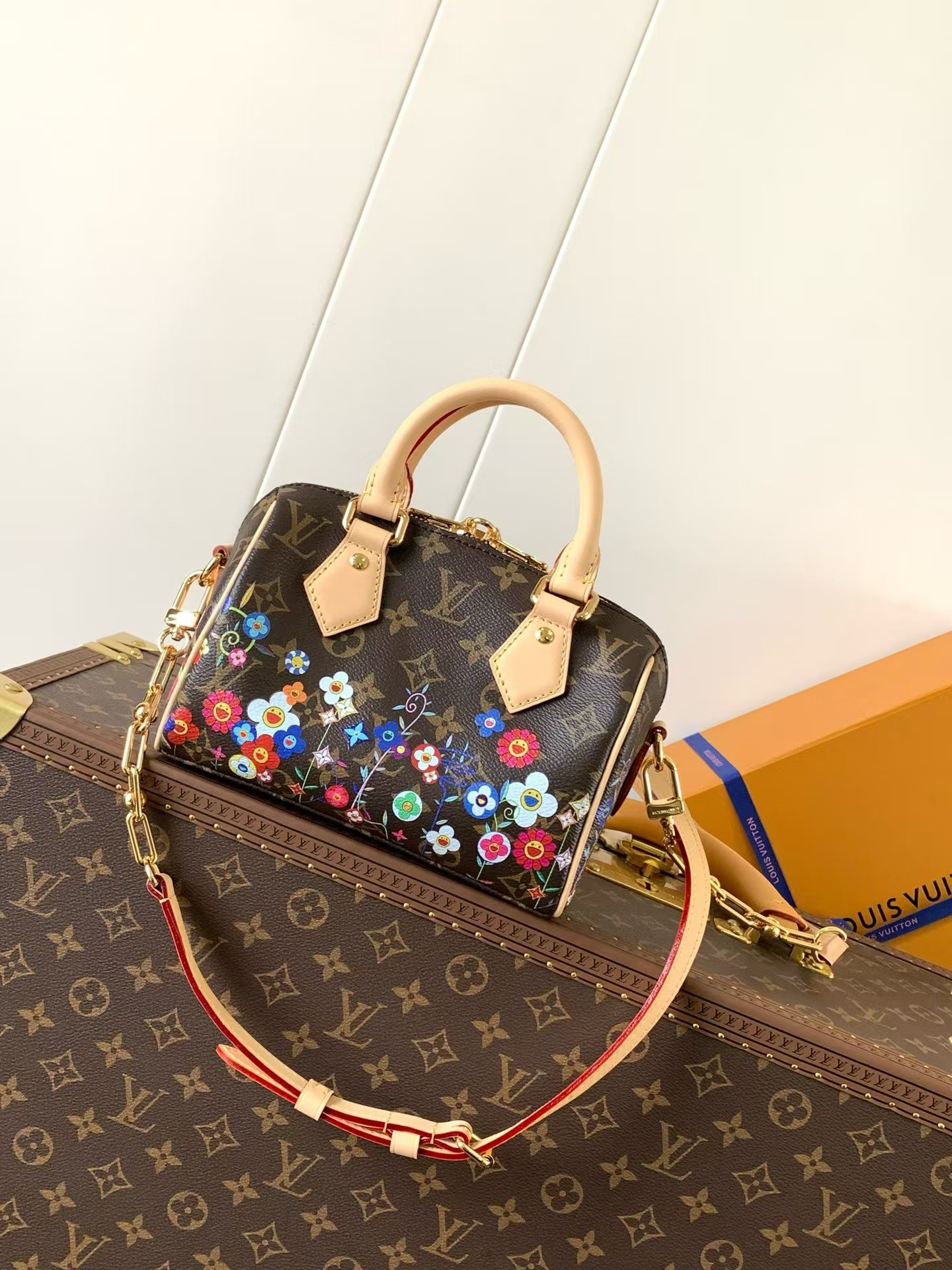 Louis Vuitton x Takashi Murakami Speedy Bandouliere 20 Handbag - Image 3