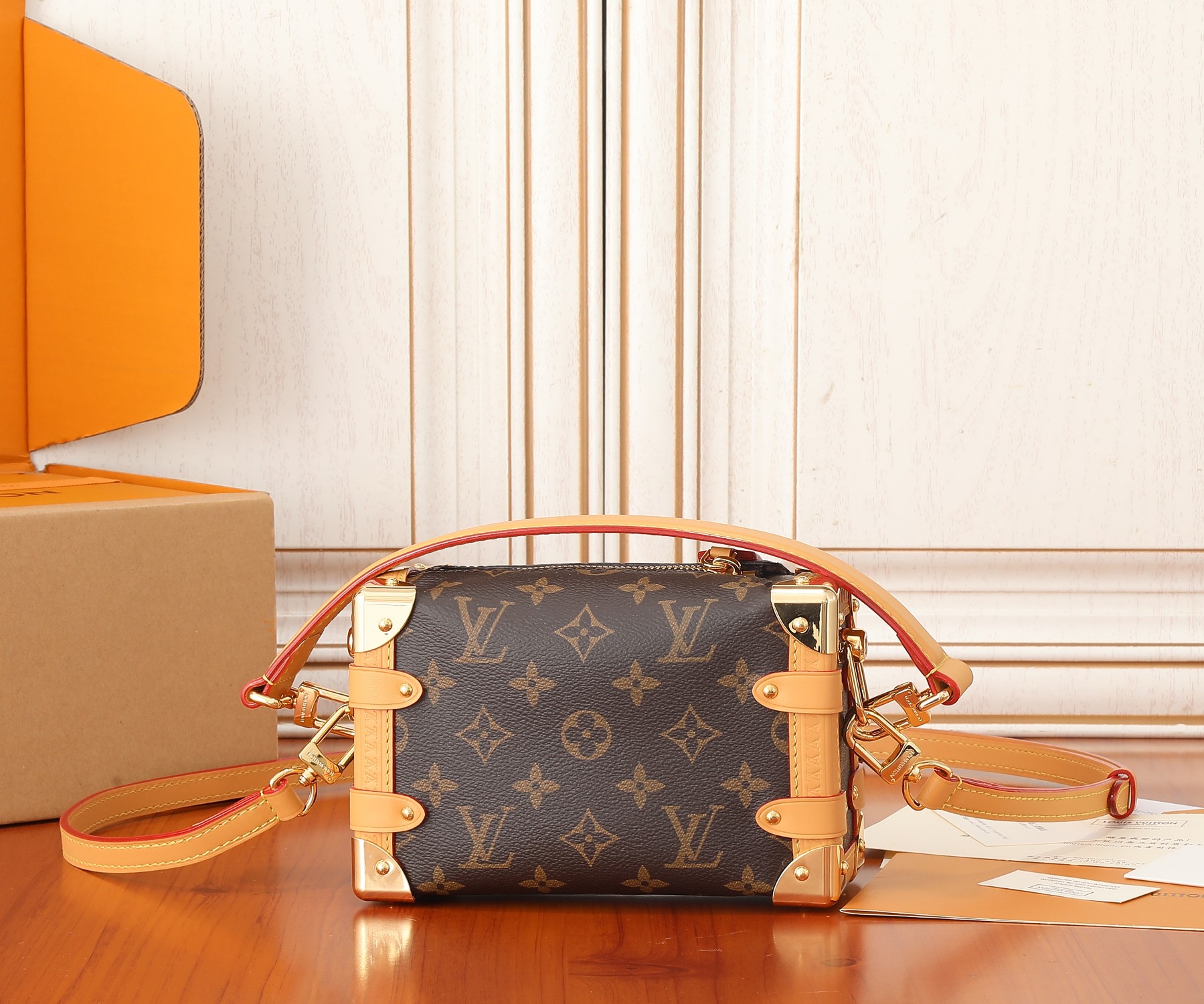 Louis Vuitton Side Trunk Small Monogram Canvas Bag - Image 3