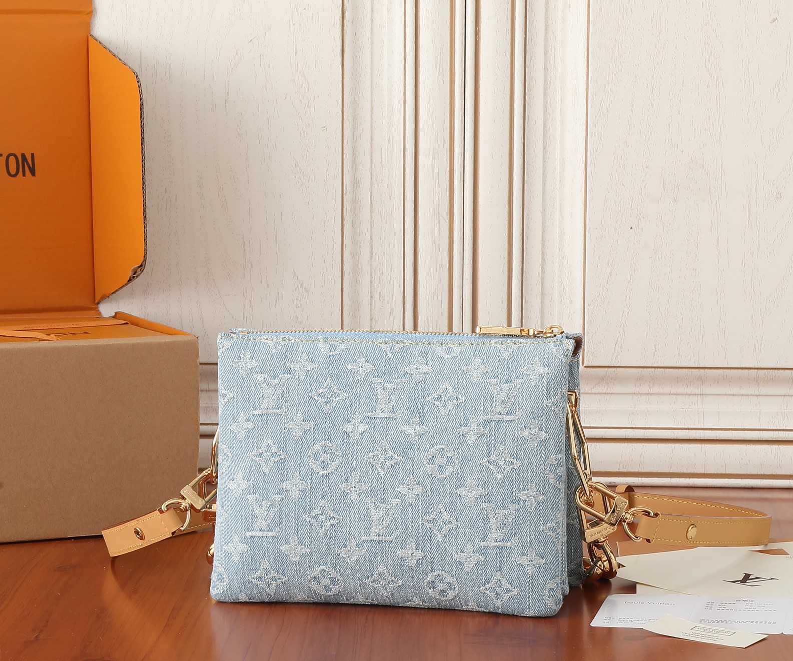 Louis Vuitton Coussin BB Monogram Denim Crossbody Bag - Image 3
