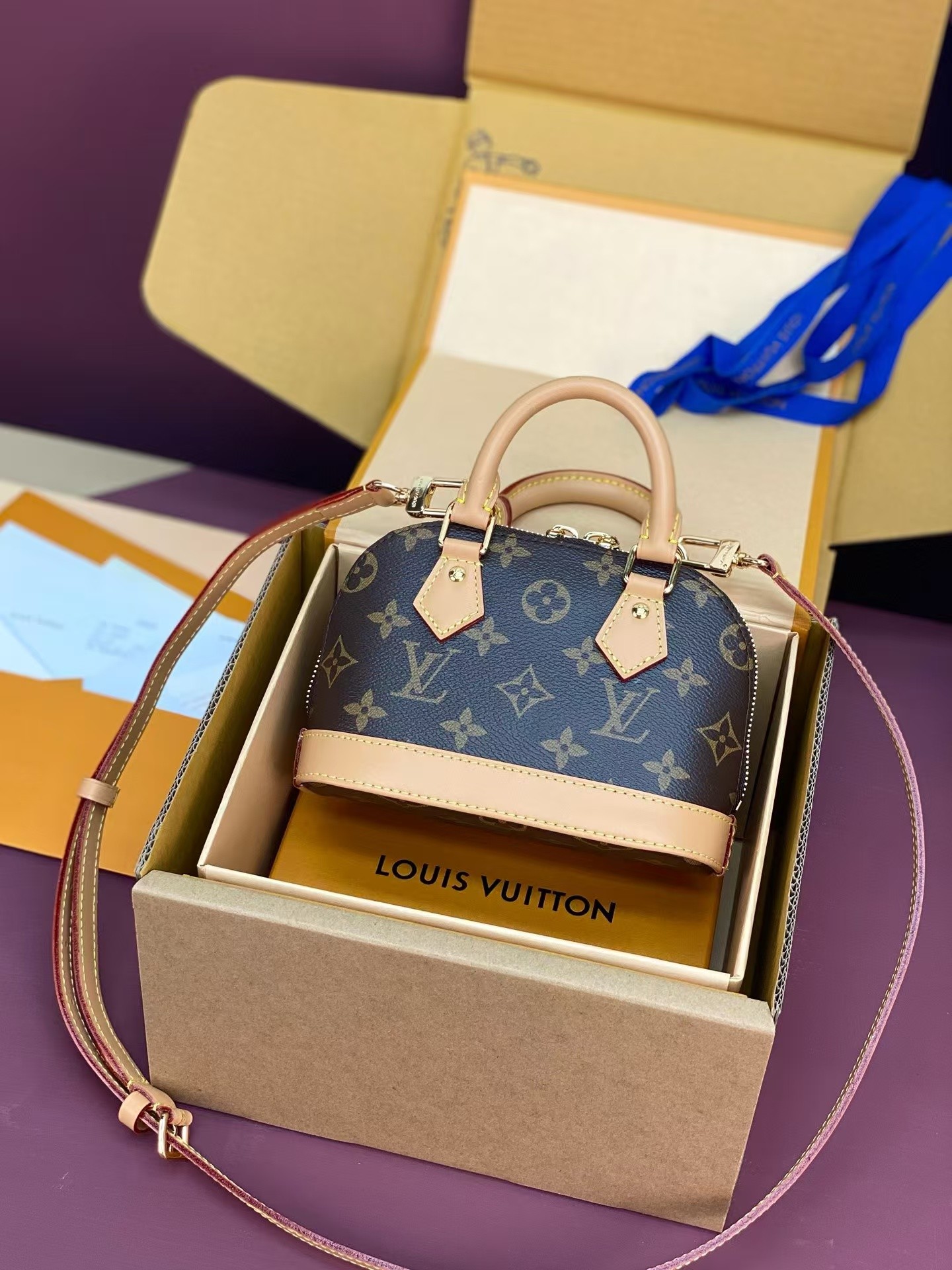 Louis Vuitton Nano Alma Monogram Handbag - Image 3