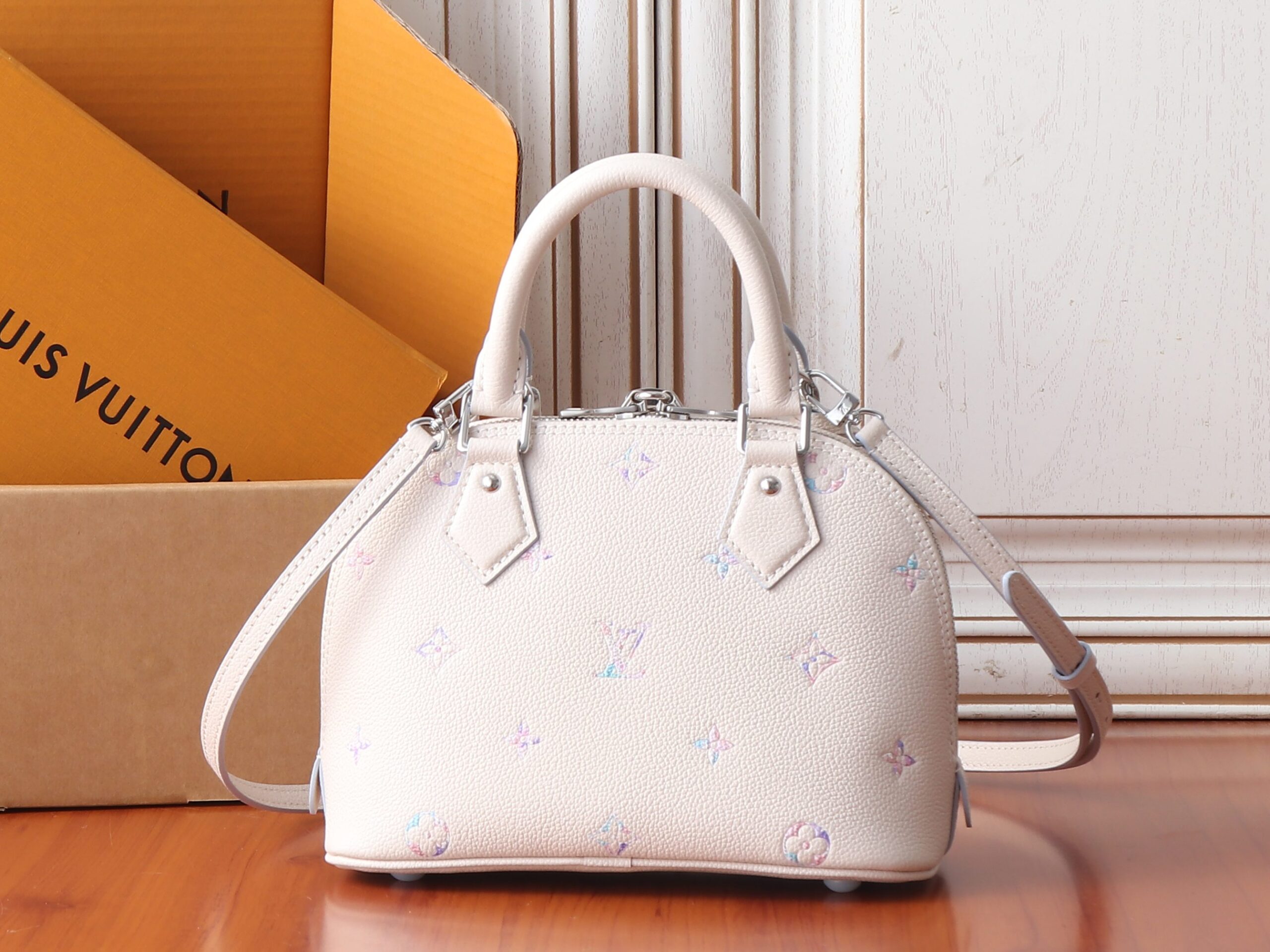 Louis Vuitton Alma BB Monogram Empreinte Handbag - Image 3