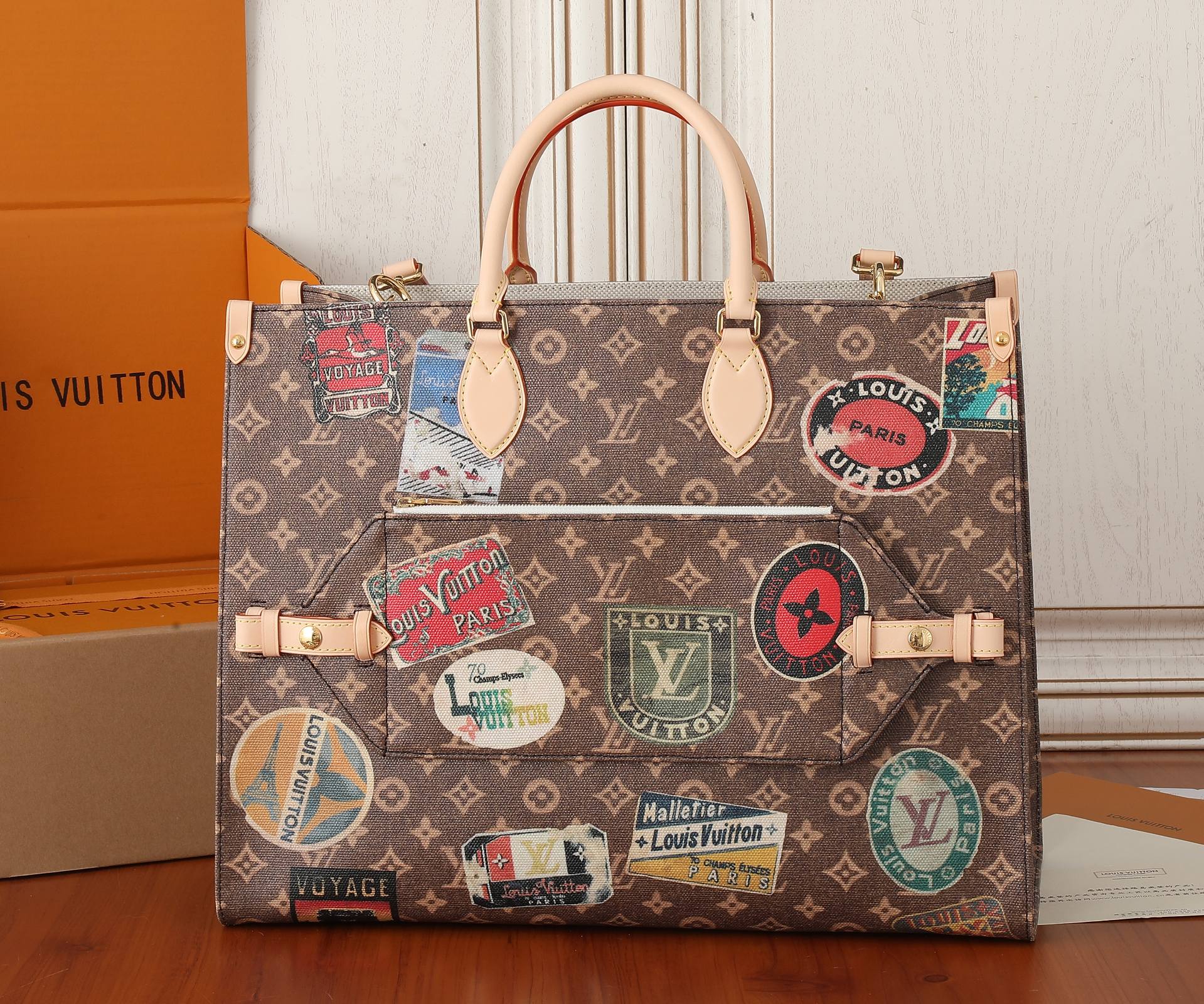 Louis Vuitton OnTheGo Voyage Monogram Canvas Tote Bag - Image 3