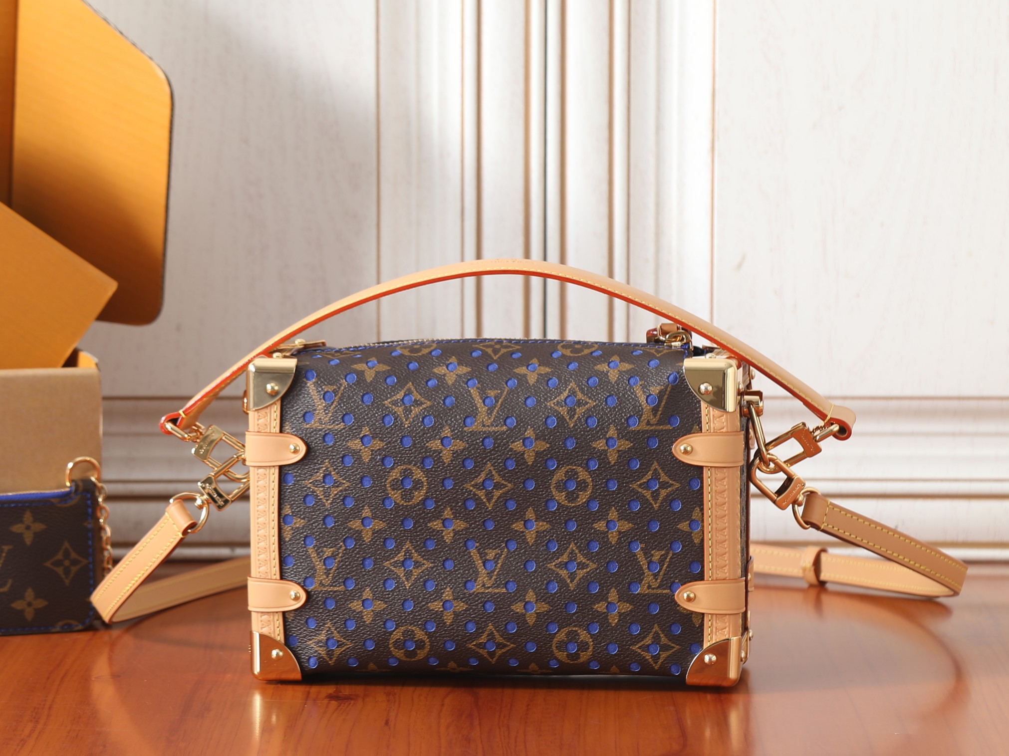 Side Trunk Medium Handbag in Monogram Canvas - Image 3