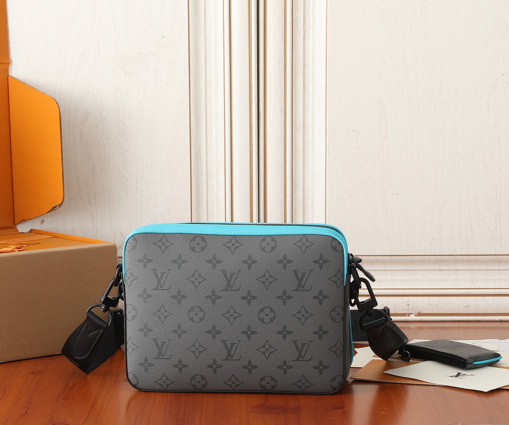 Louis Vuitton Trio Messenger Bag in Monogram Eclipse Reverse Canvas - Image 3