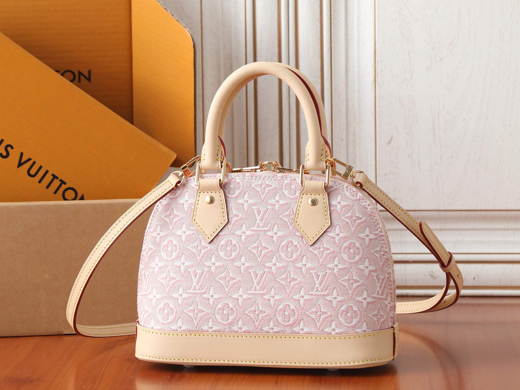 Louis Vuitton Alma BB Monogram Emblème Handbag - Image 3