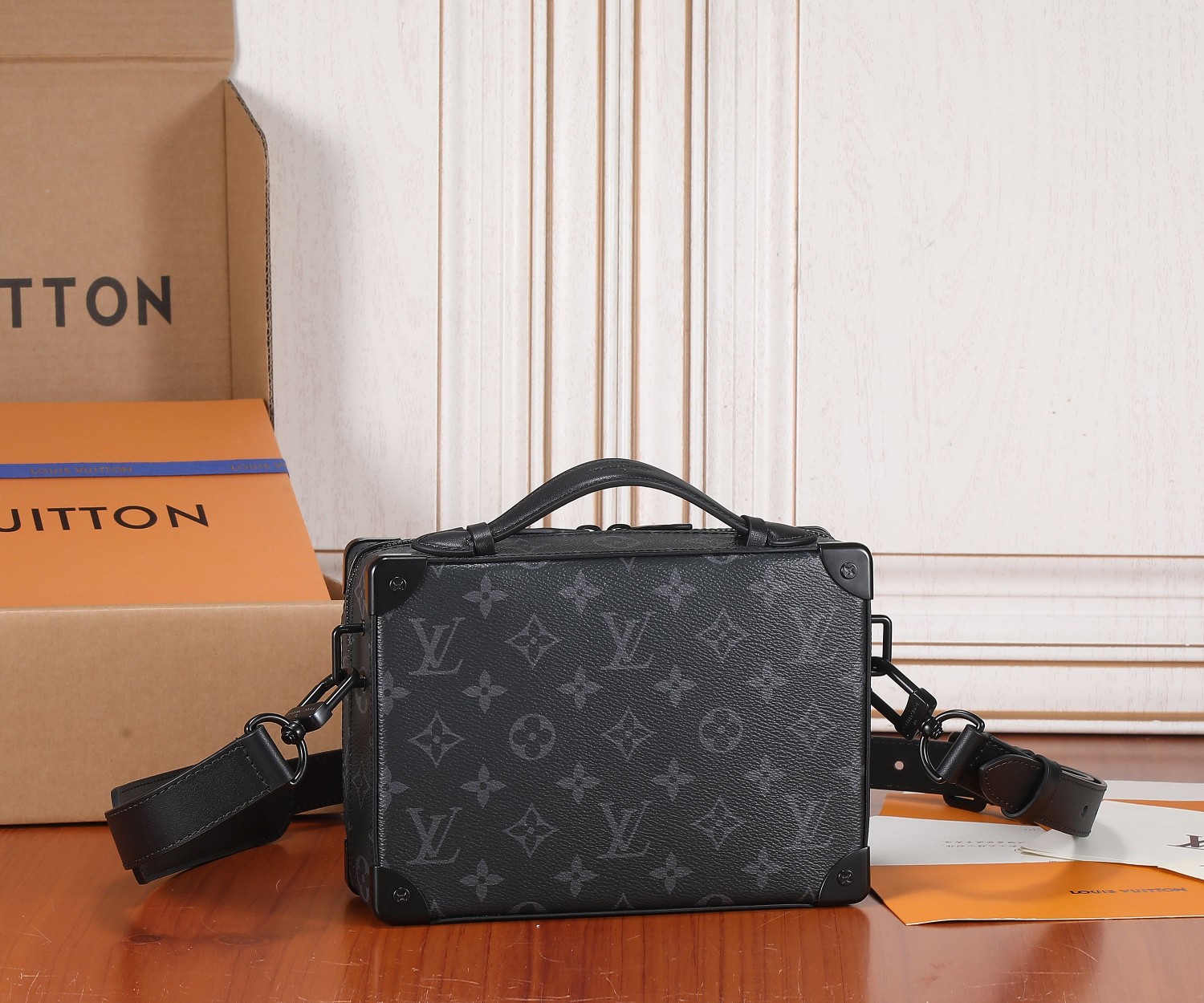 Louis Vuitton Soft Trunk Handle Bag in Monogram Macassar Canvas - Image 3