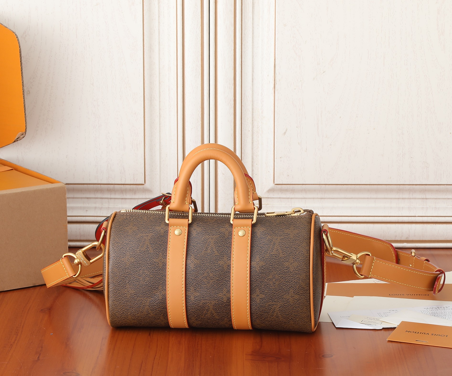 Louis Vuitton Keepall Bandoulière 25 Monogram Dust Bag - Image 3