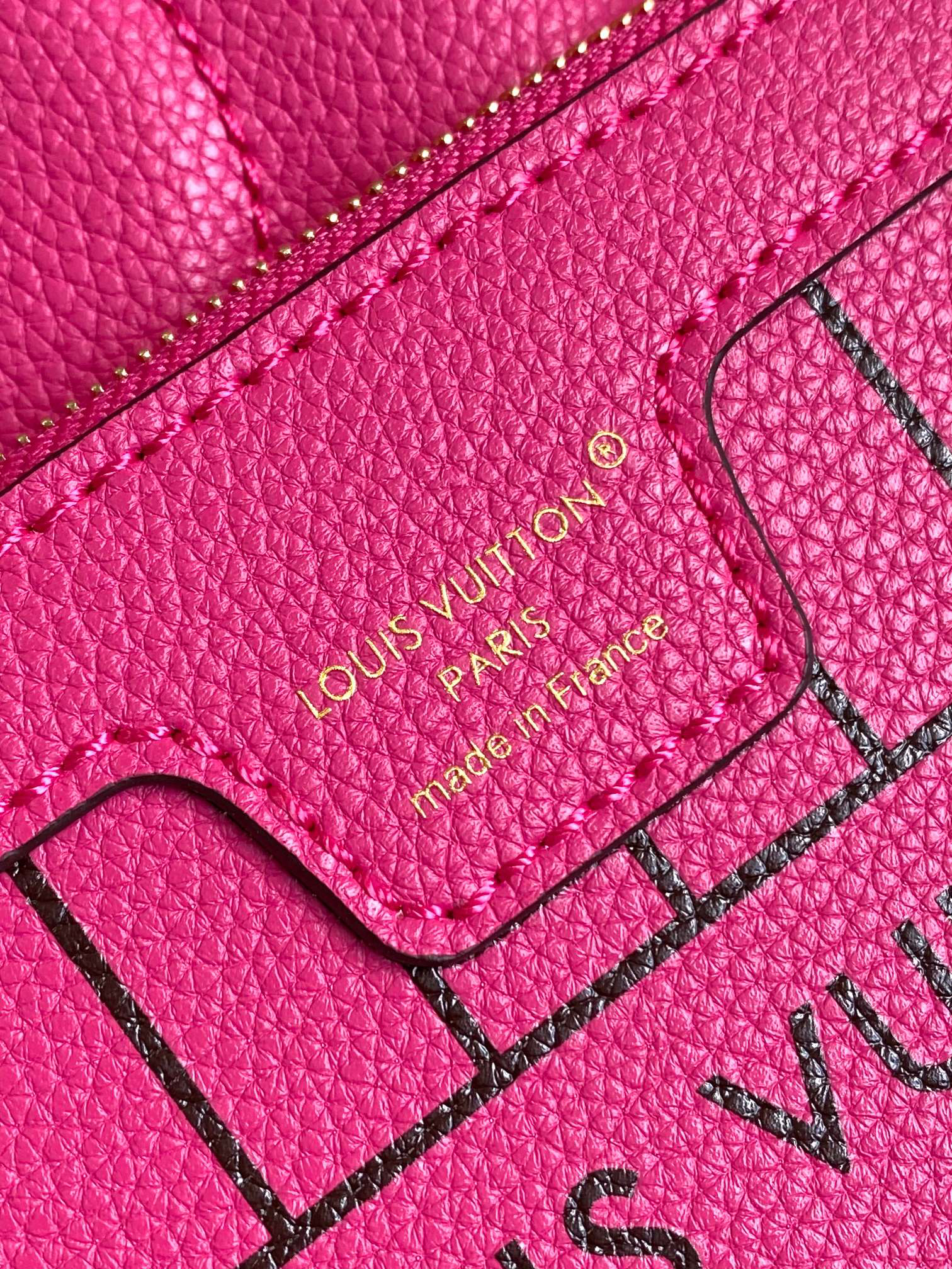 Louis Vuitton Neverfull BB Tote Bag in Damier Azur Canvas, Rose Pink - Image 3