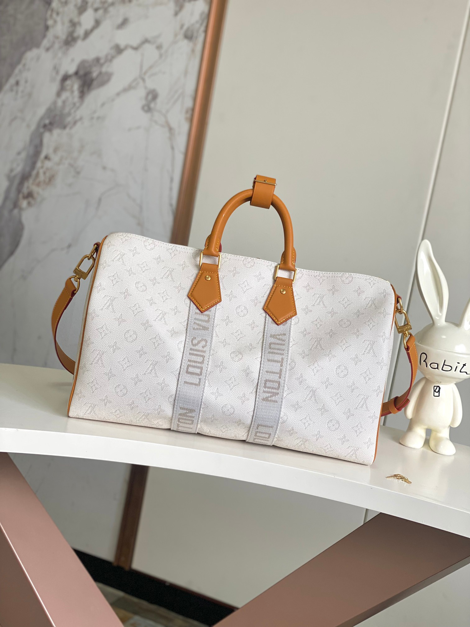 Louis Vuitton Keepall Bandoulière 45 Travel Bag - Image 3