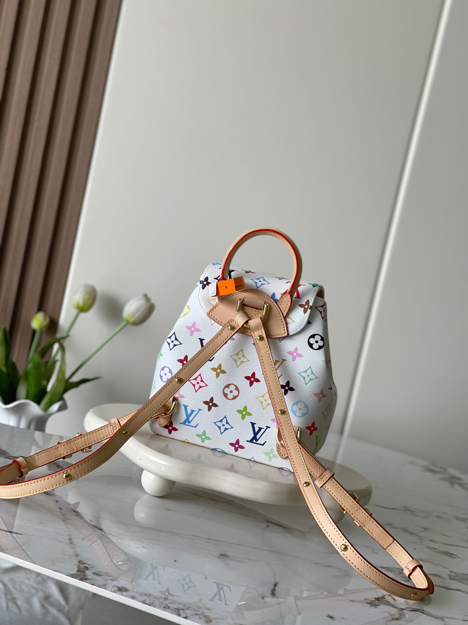 Louis Vuitton x Takashi Murakami Venice Double Shoulder Bag M13081 White Multicolor - Image 3