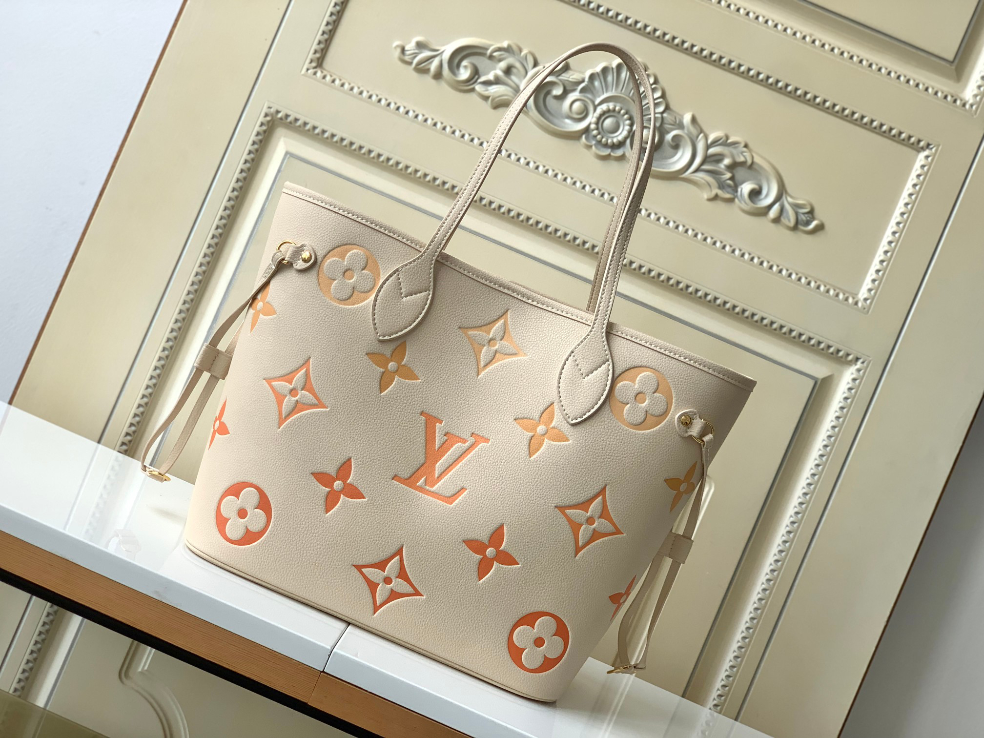 Louis Vuitton Neverfull MM Tote Bag in Monogram Empreinte Leather - Image 3