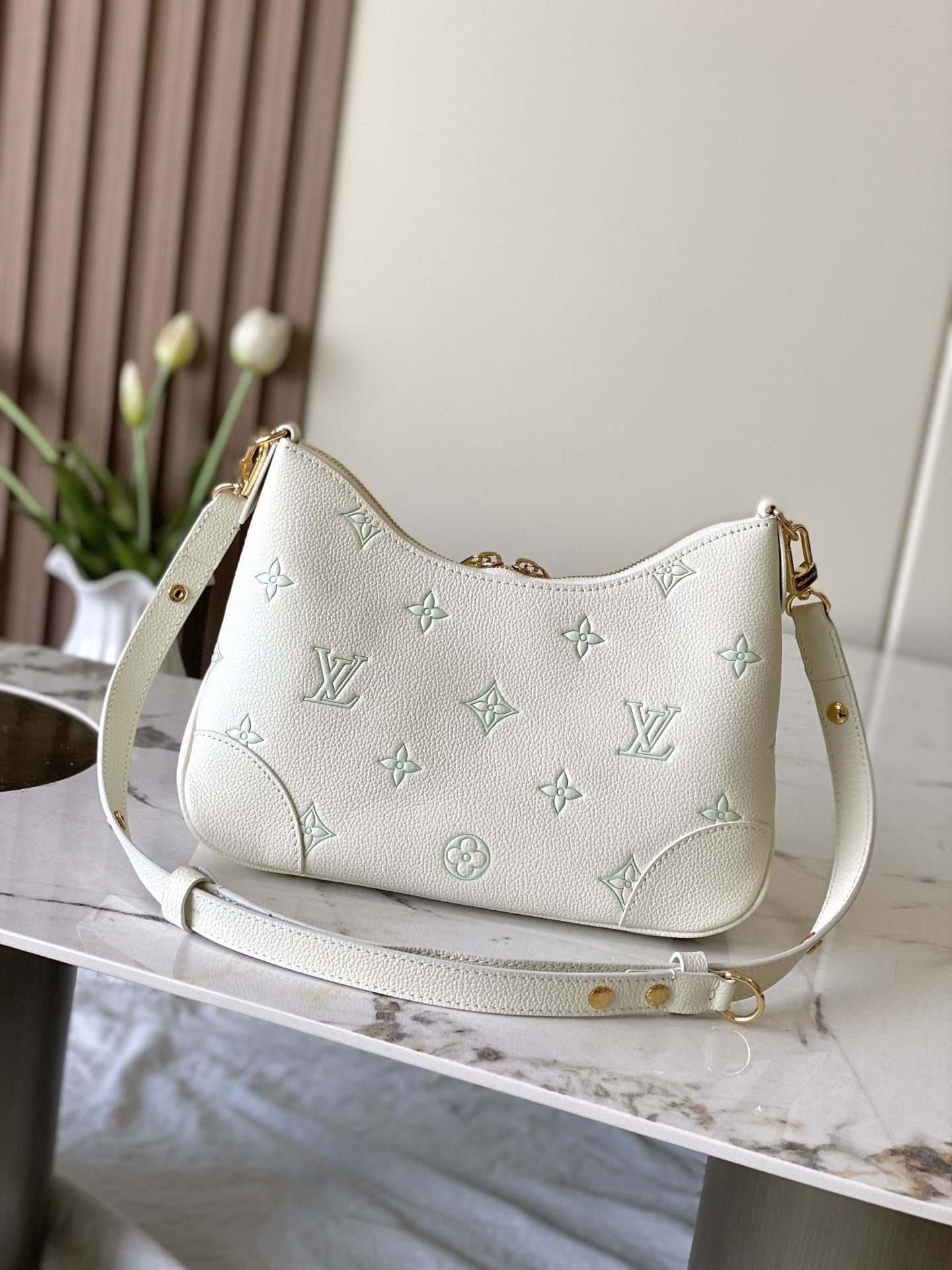 Boulogne Monogram Leather Crossbody Bag - Image 3