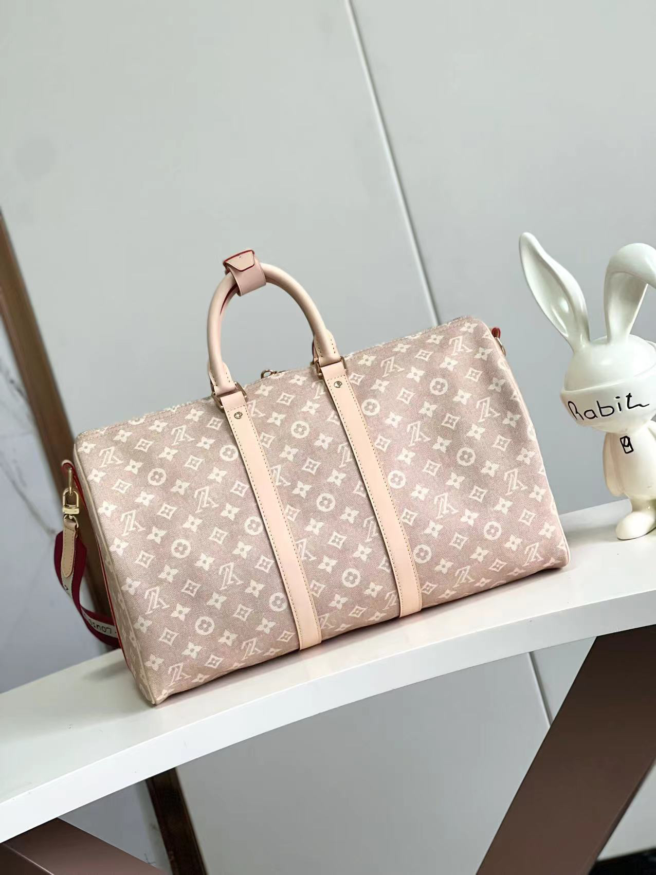 Louis Vuitton Keepall Bandoulière 45 Travel Bag in Monogram Giant - Image 3