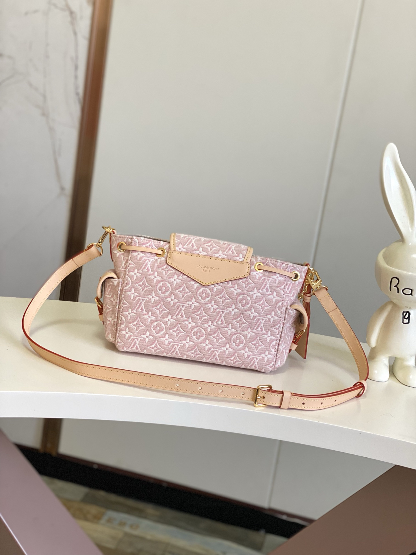 Louis Vuitton Odyssée Small Crossbody Bag in Pink Monogram Emblème Canvas - Image 3