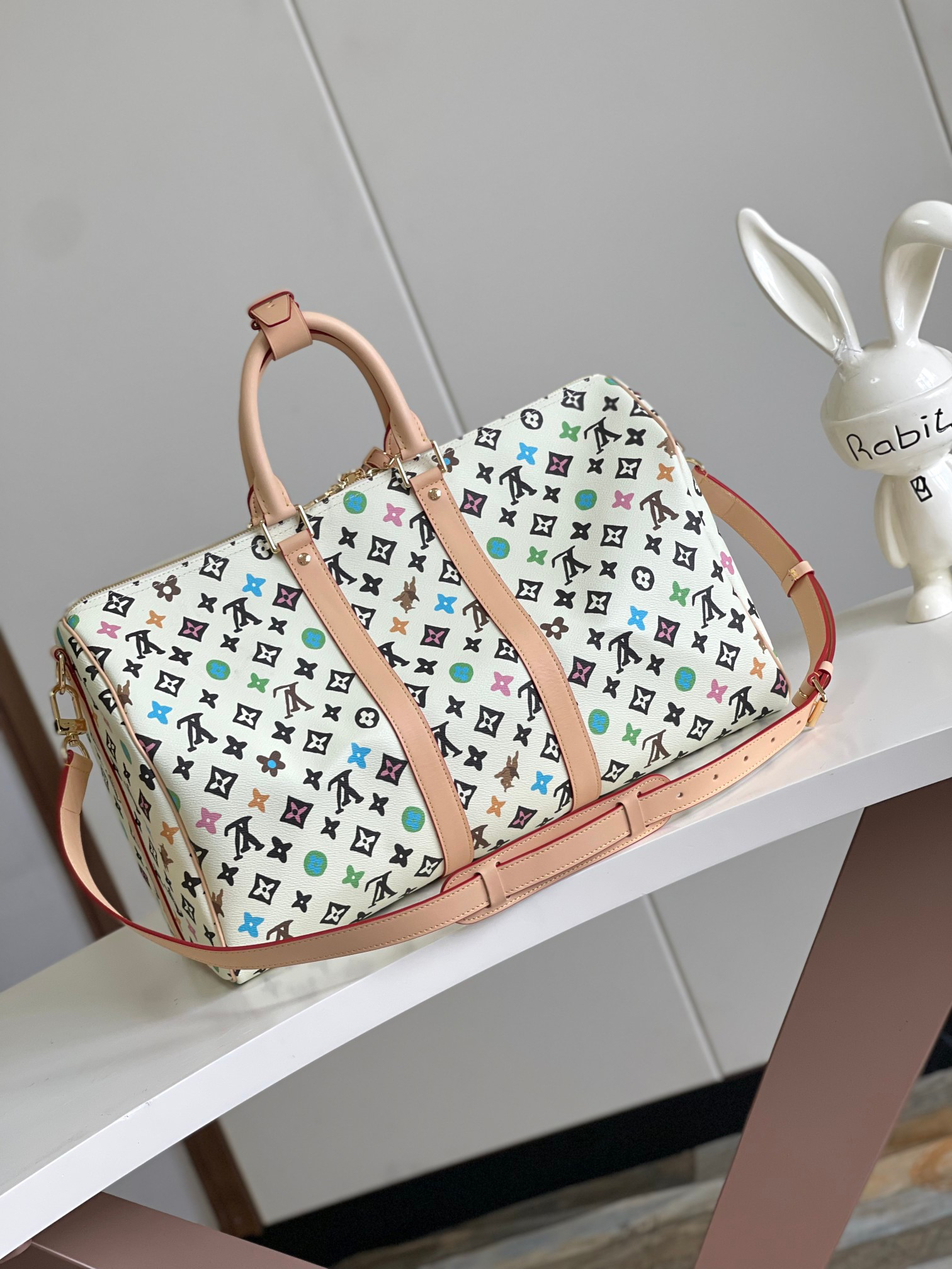 Louis Vuitton Keepall Bandoulière 45 Travel Bag - Image 3
