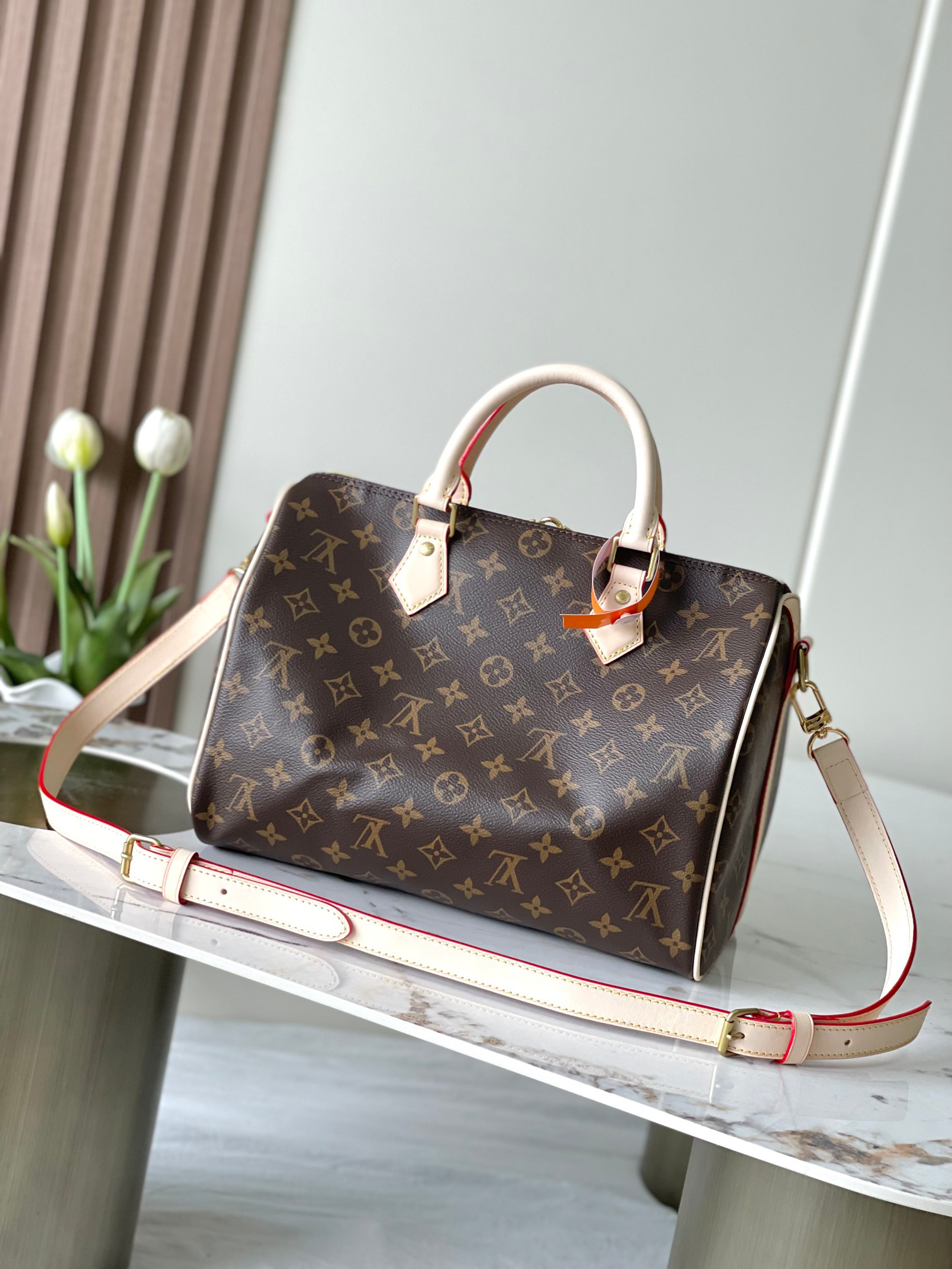 Speedy Bandouliere 30 Monogram Canvas Shoulder Bag - Image 3
