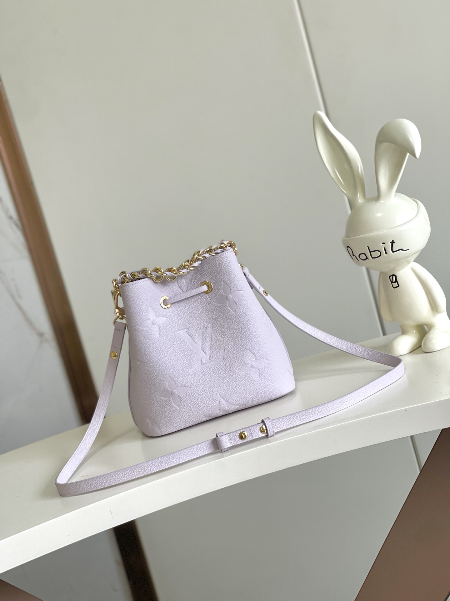 Louis Vuitton Néonoé BB Shoulder Bag in Purple Monogram Empreinte Leather - Image 3