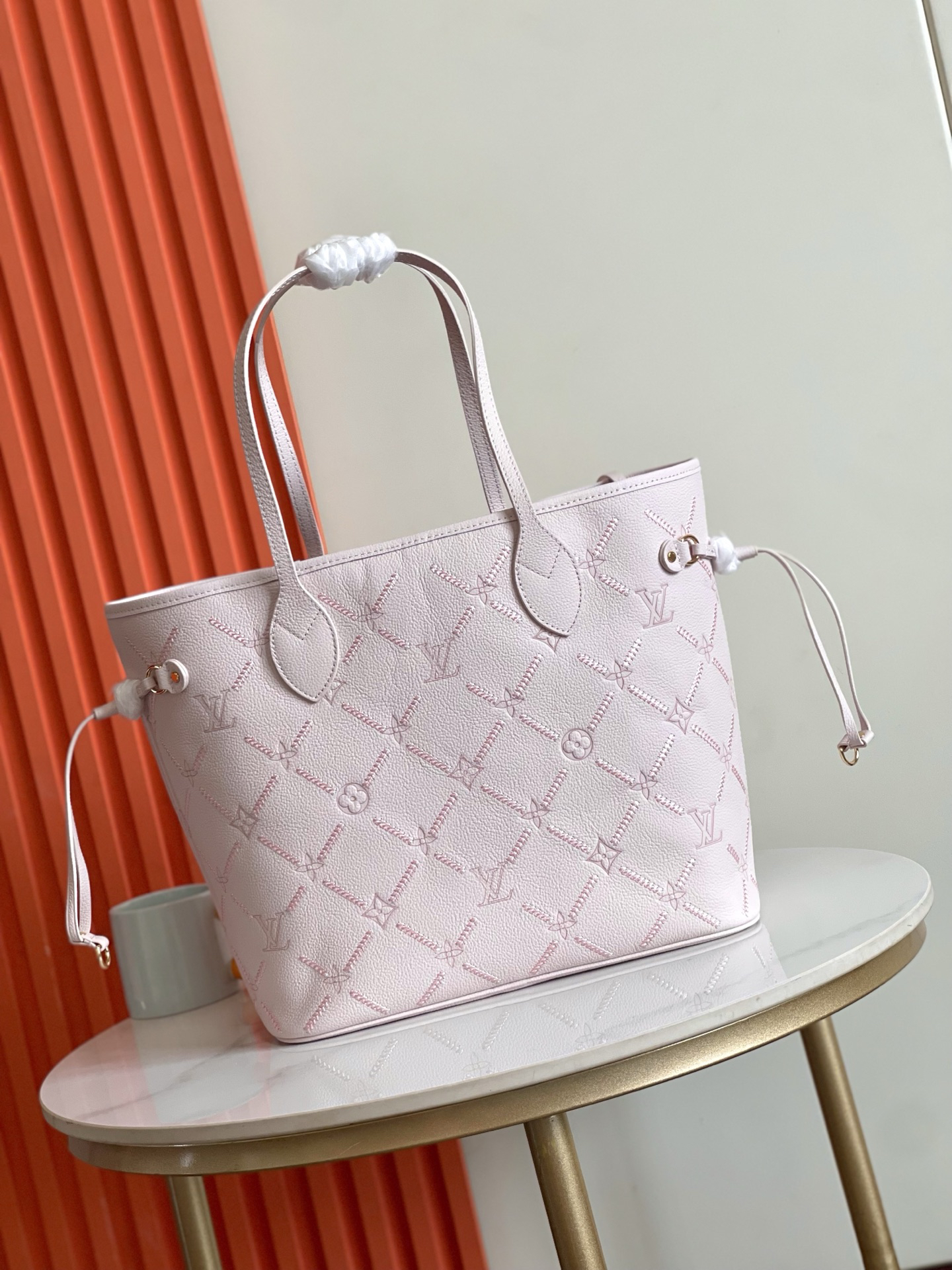Louis Vuitton Neverfull MM Monogram Empreinte Couture Tote Bag - Image 3