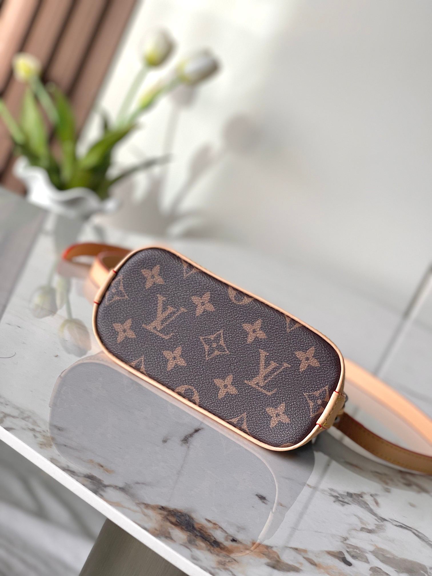 Louis Vuitton Nano Alma Handbag in Monogram Cherry Pattern - Image 3