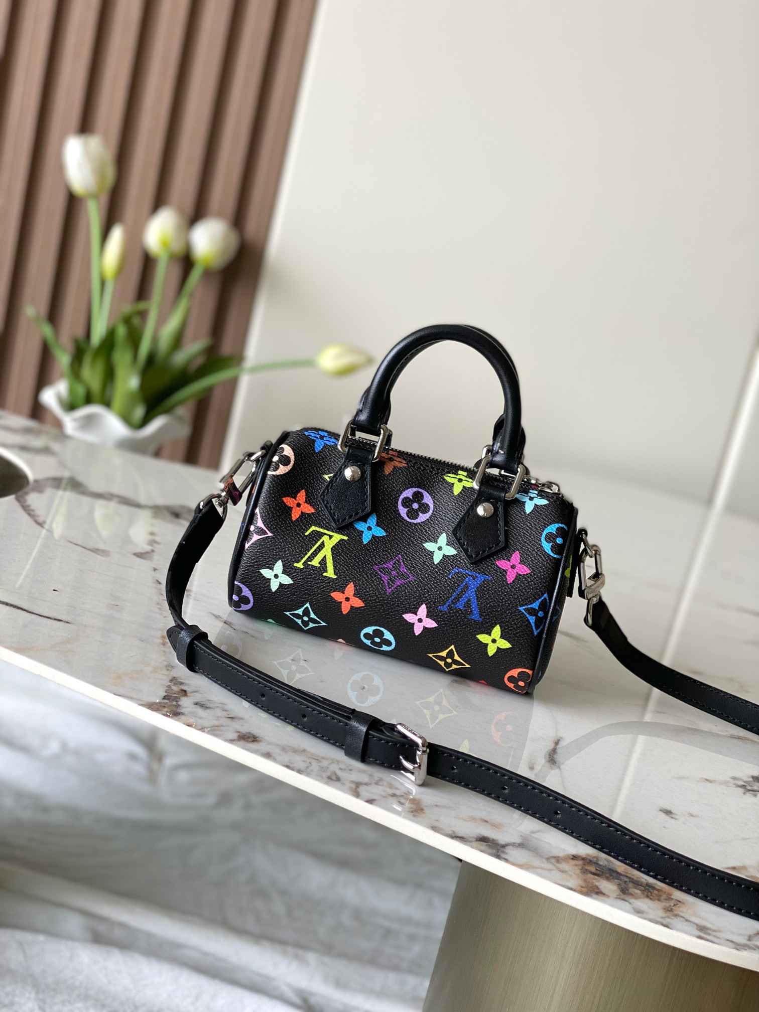 Louis Vuitton Nano Speedy Monogram Handbag - Image 3