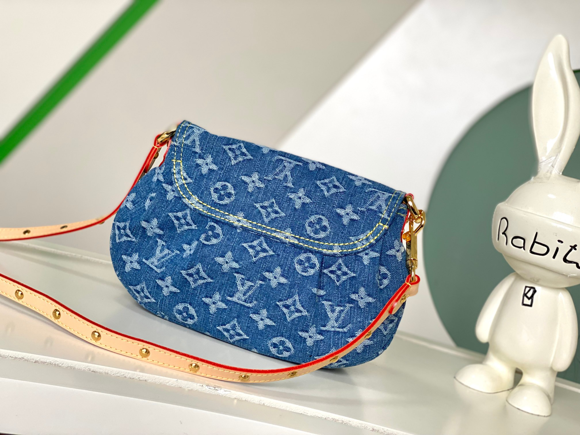 Louis Vuitton Sunset Monogram Denim Crossbody Bag - Image 3