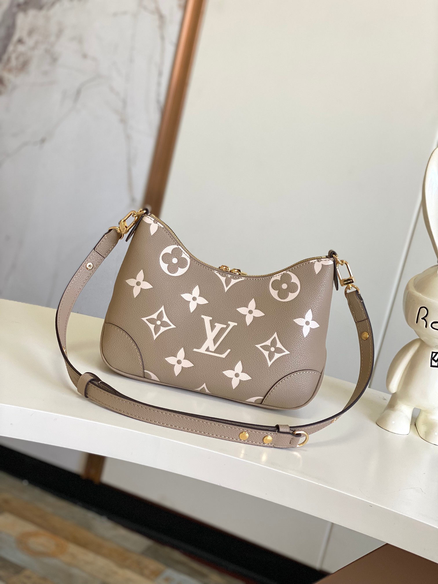Louis Vuitton Boulogne Shoulder Bag in Black Monogram Empreinte Leather - Image 3
